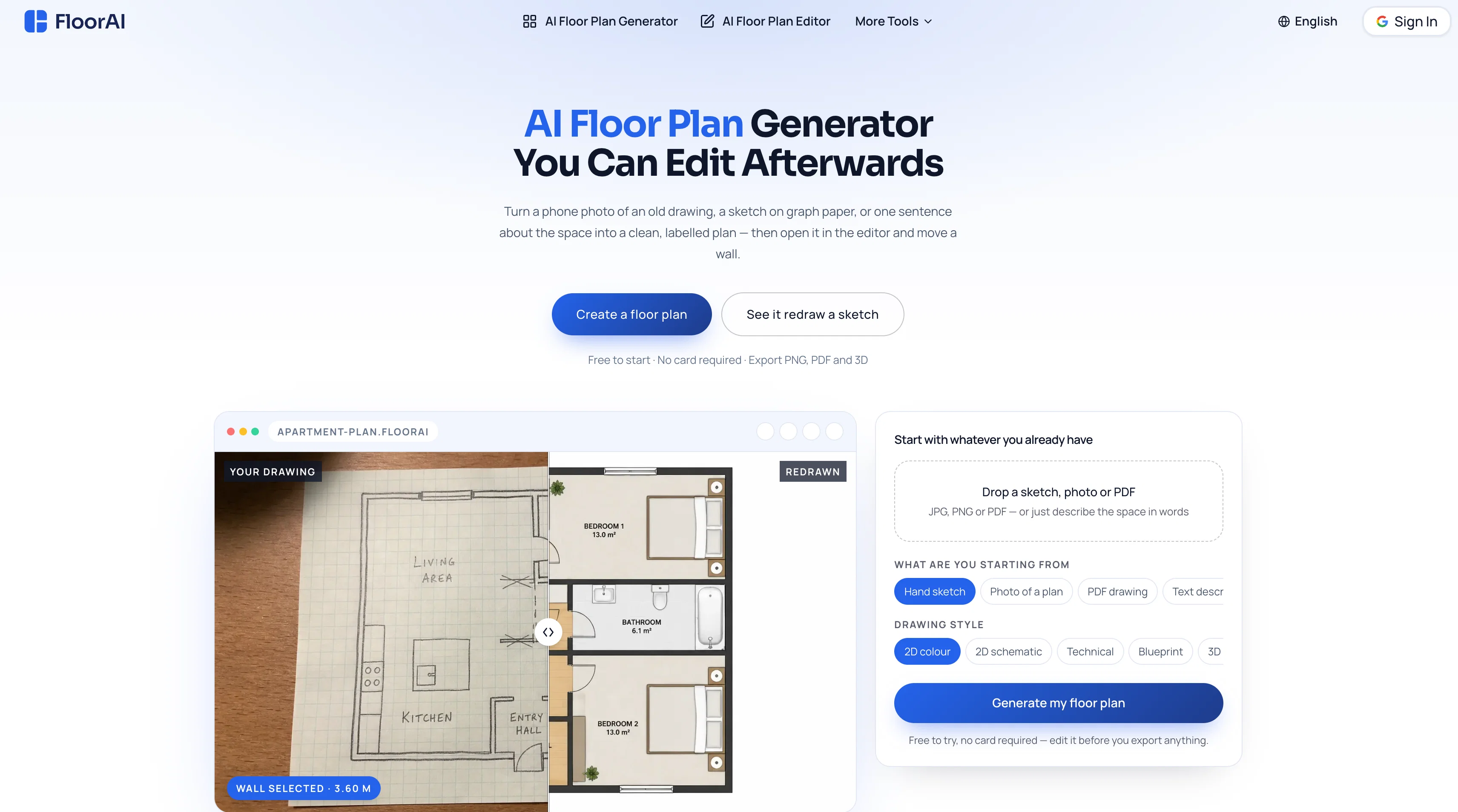 FloorAI website