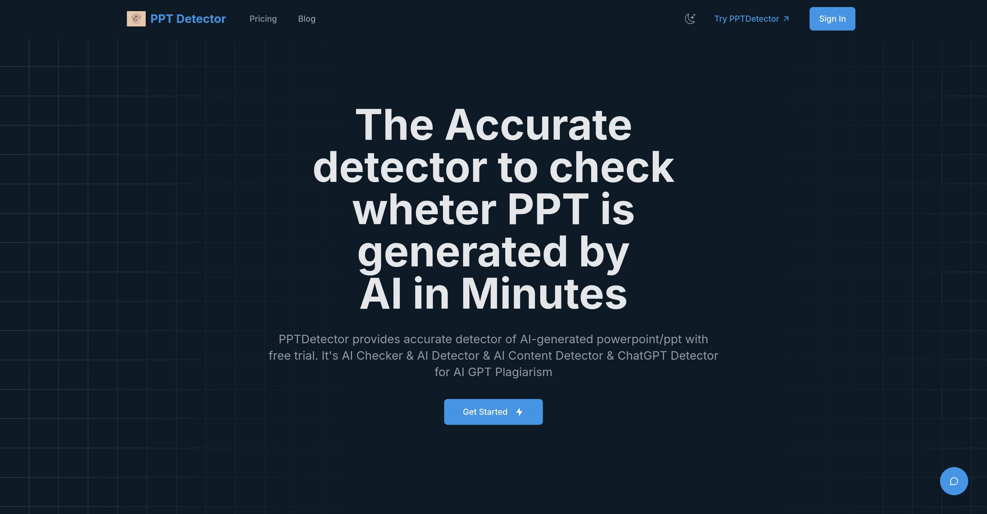 PPTDetector website