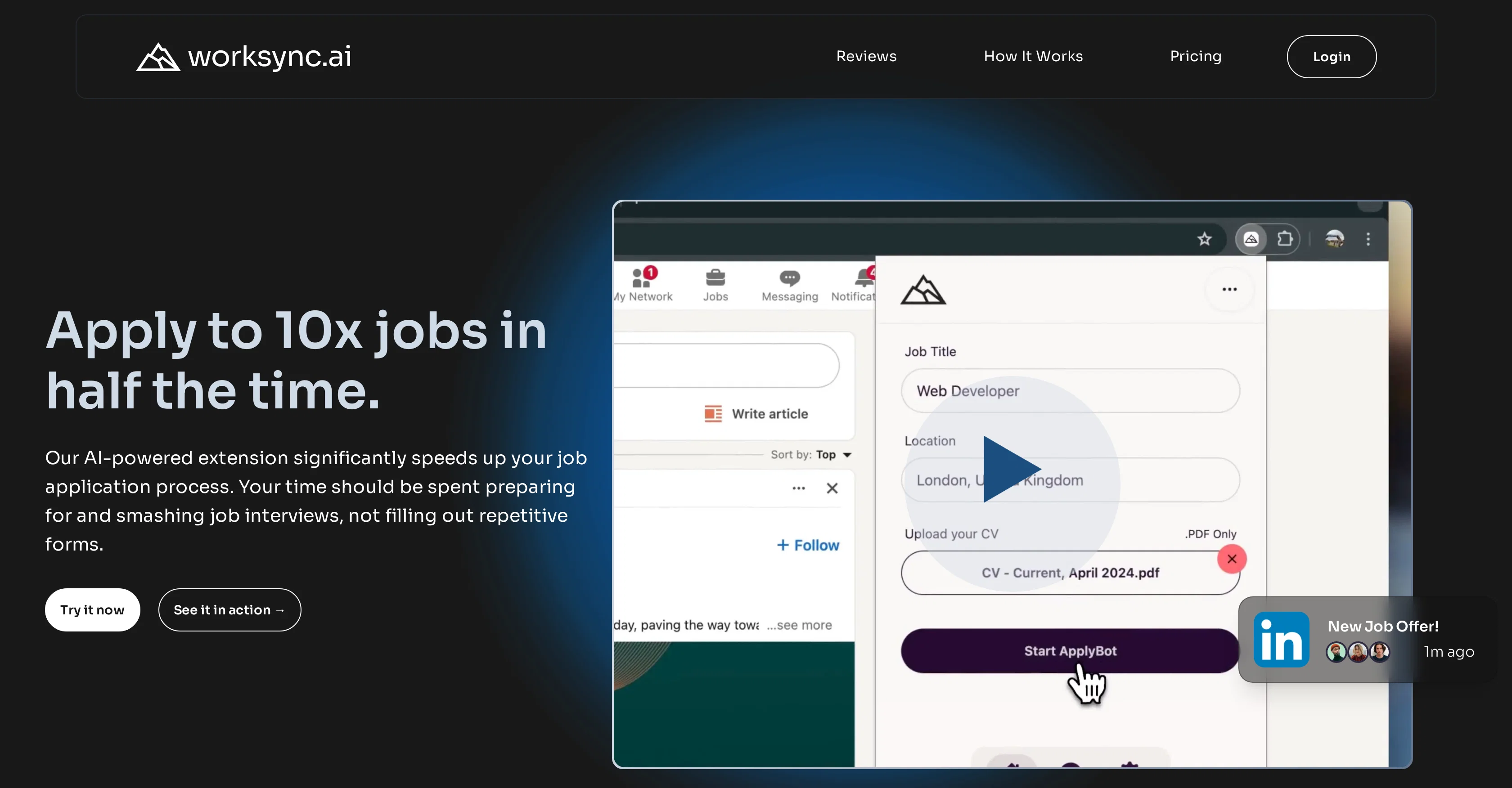 WorkSync website