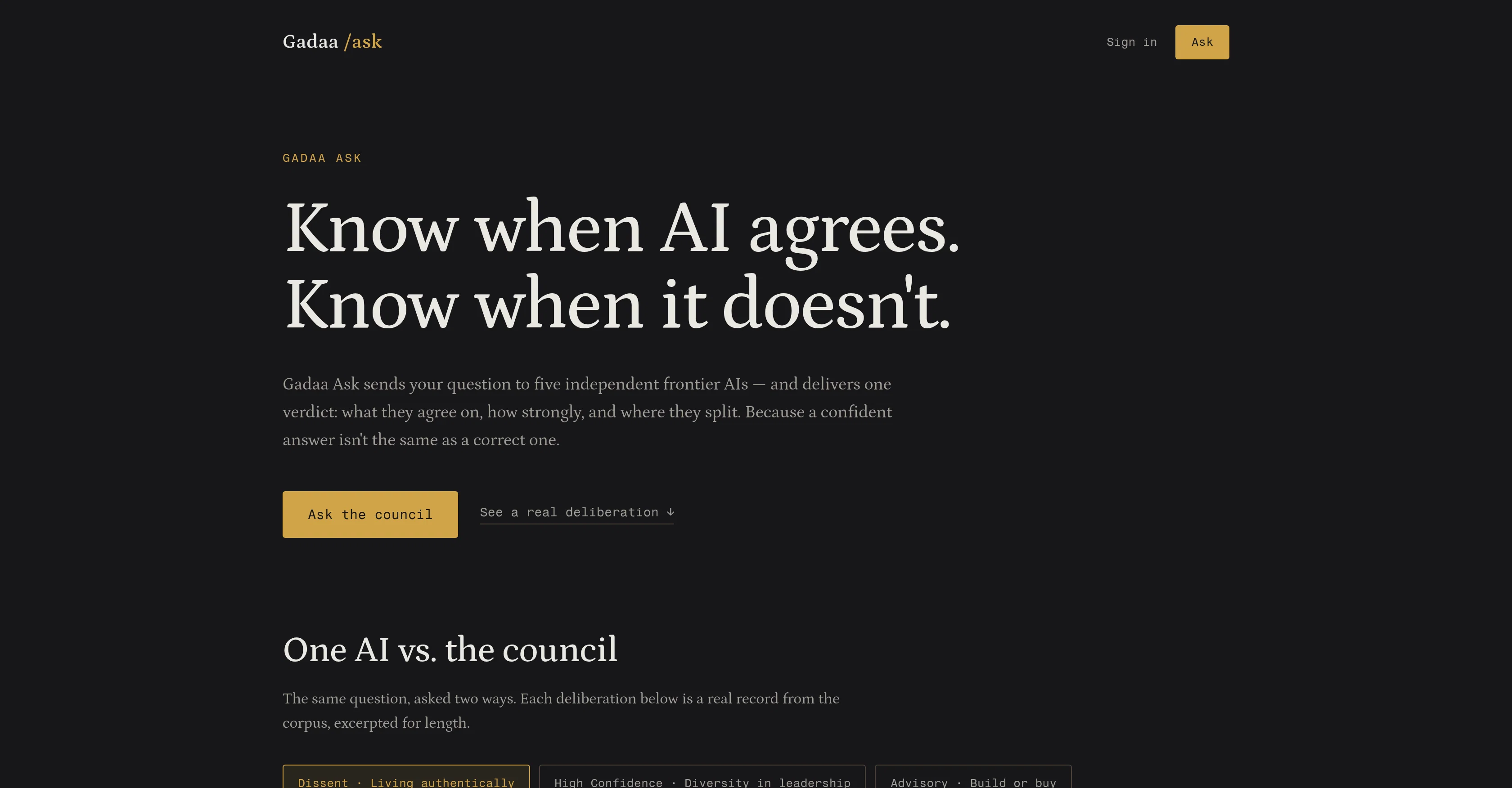 Gadaa /Ask website
