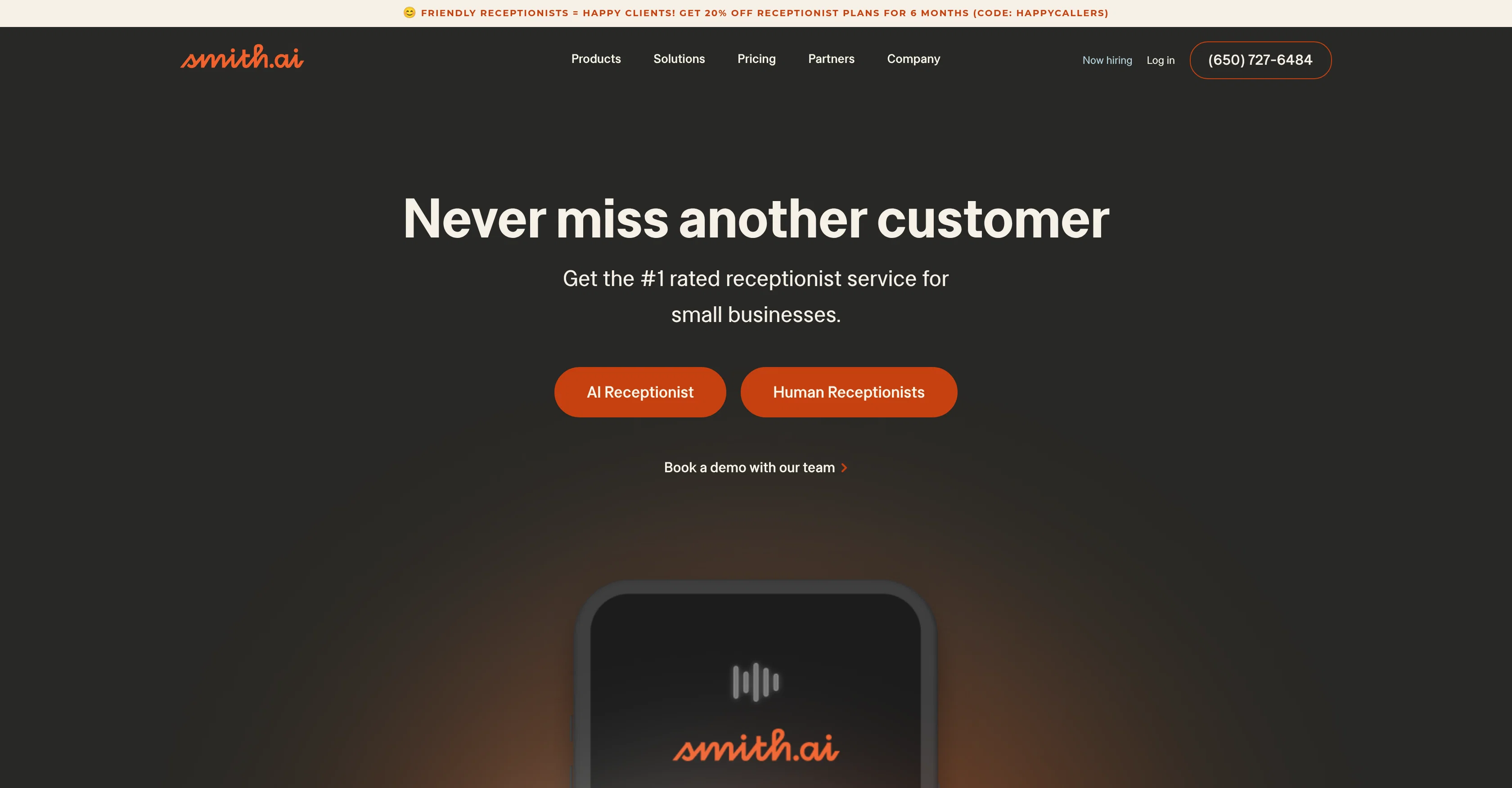 Smith.ai website