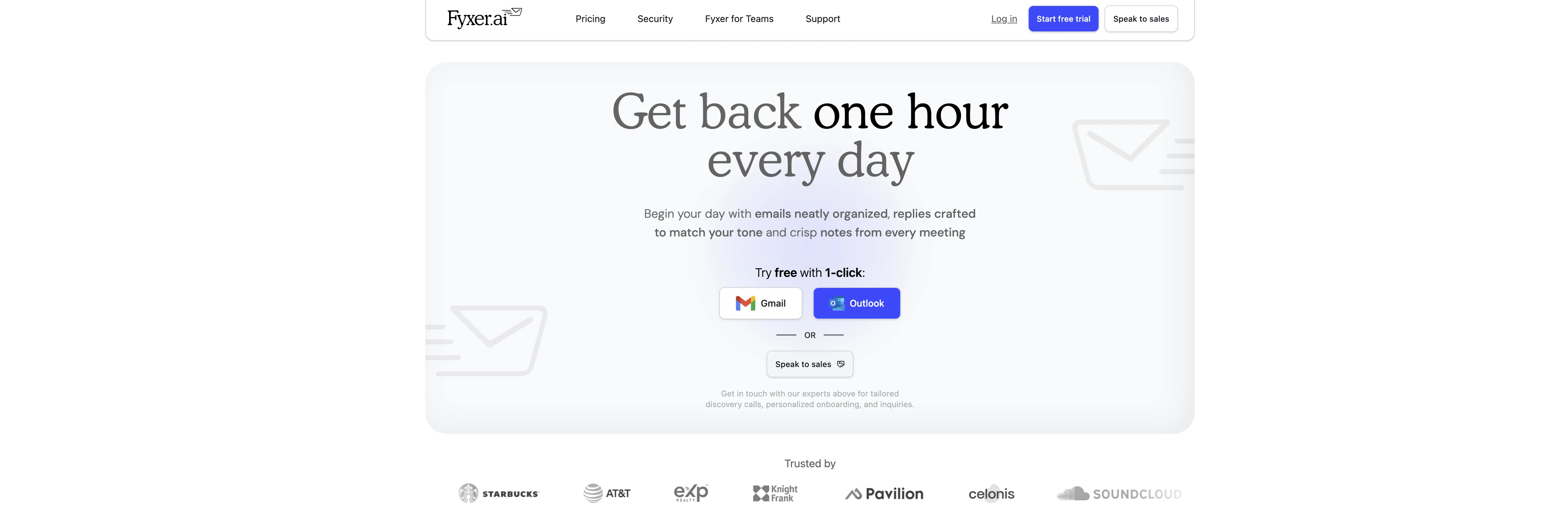 Fyxer.ai website