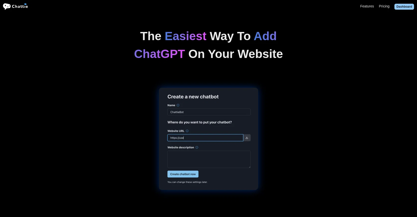 Chattie website