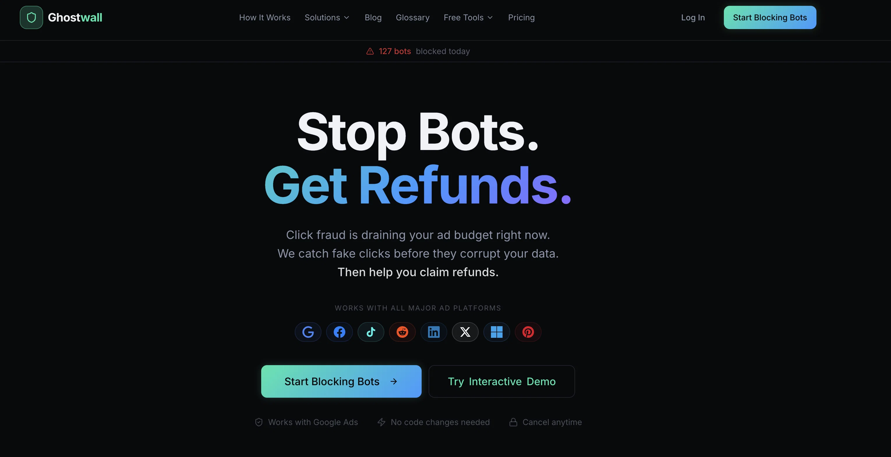 Ghostwall website