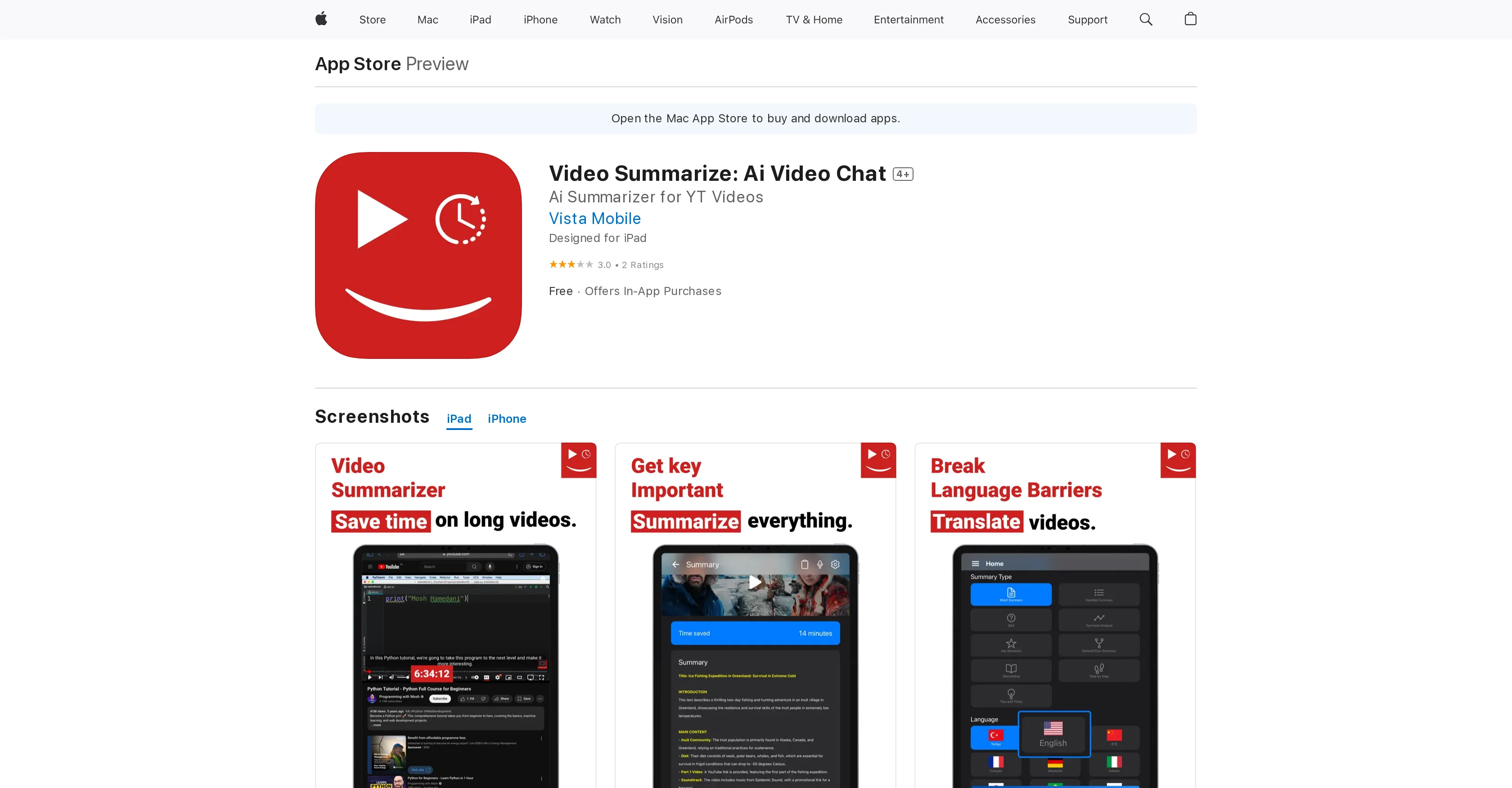 Video Summarize: Ai Video Chat website