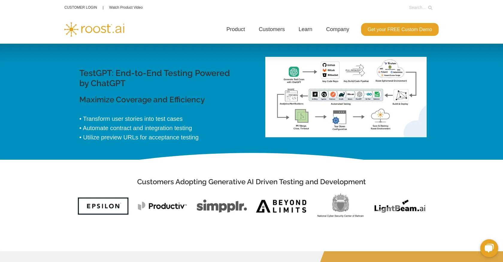 Roost AI website