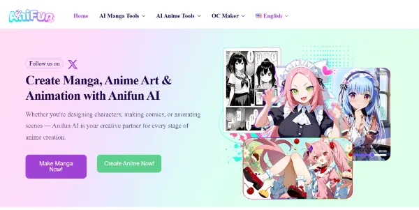 Anifun AI Manga Generator