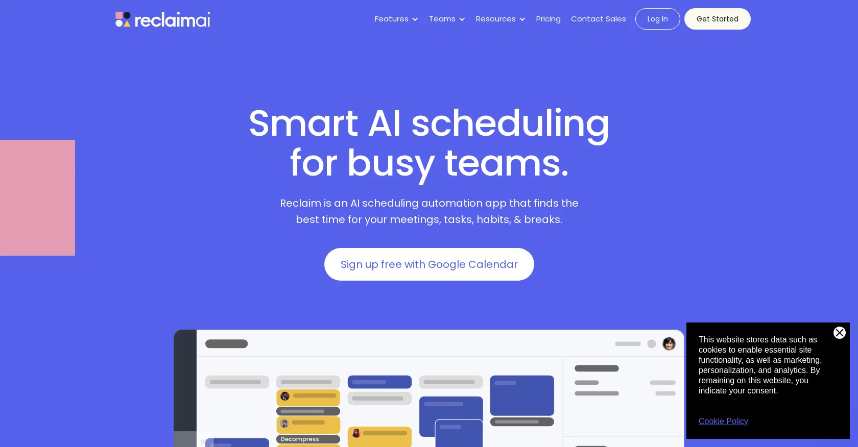 ReclaimAI website