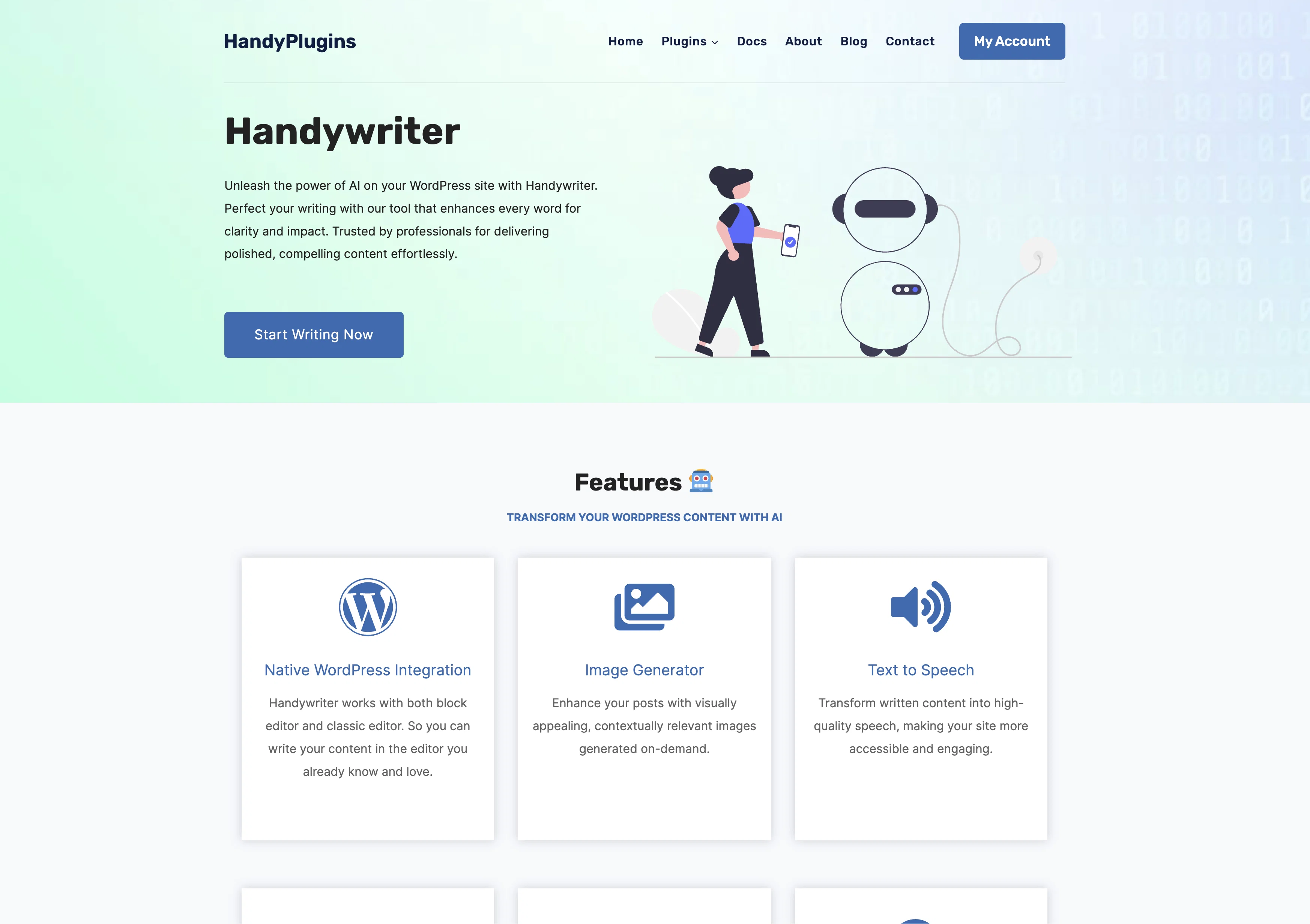 Handywriter website