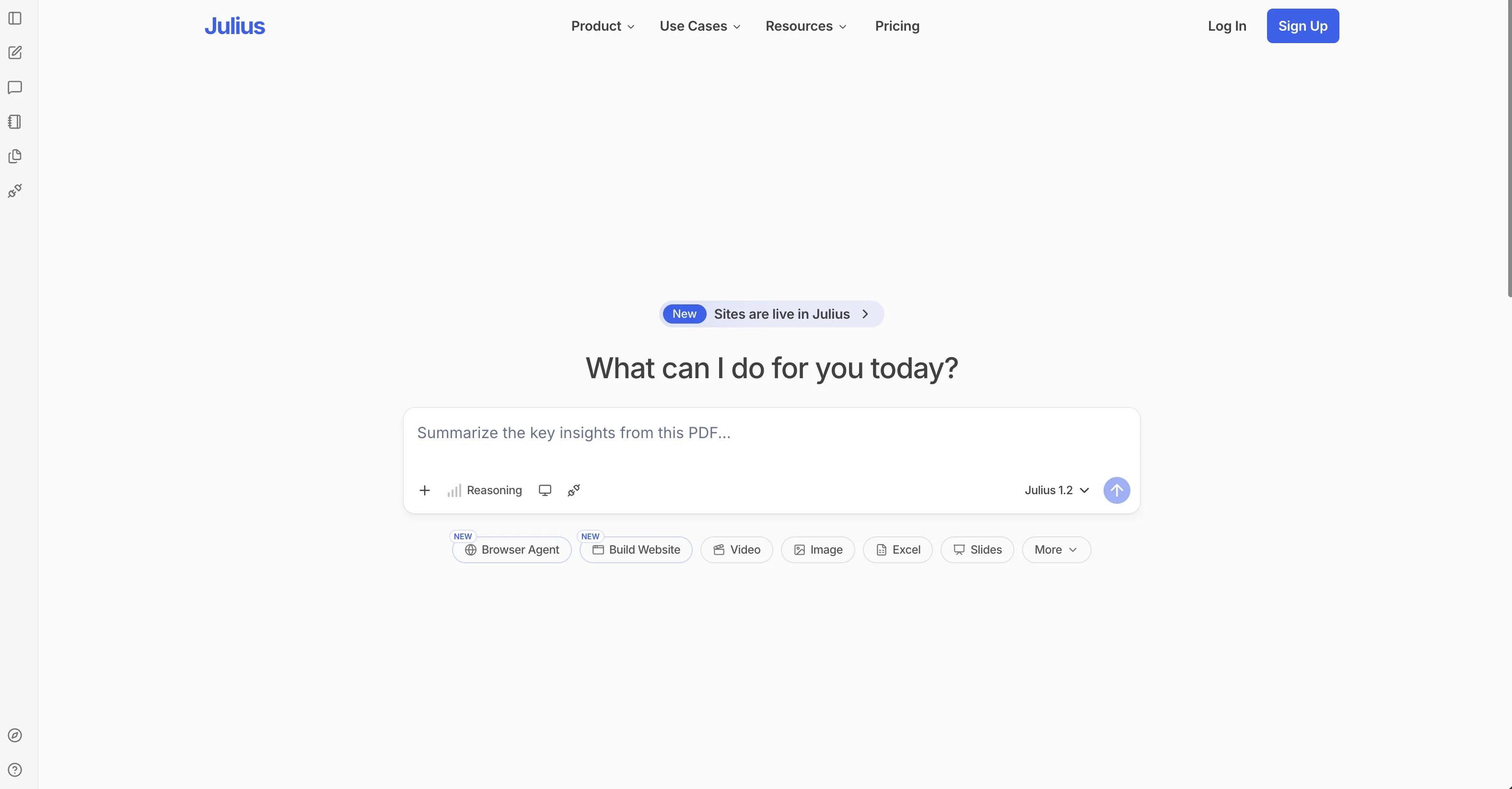 Julius website