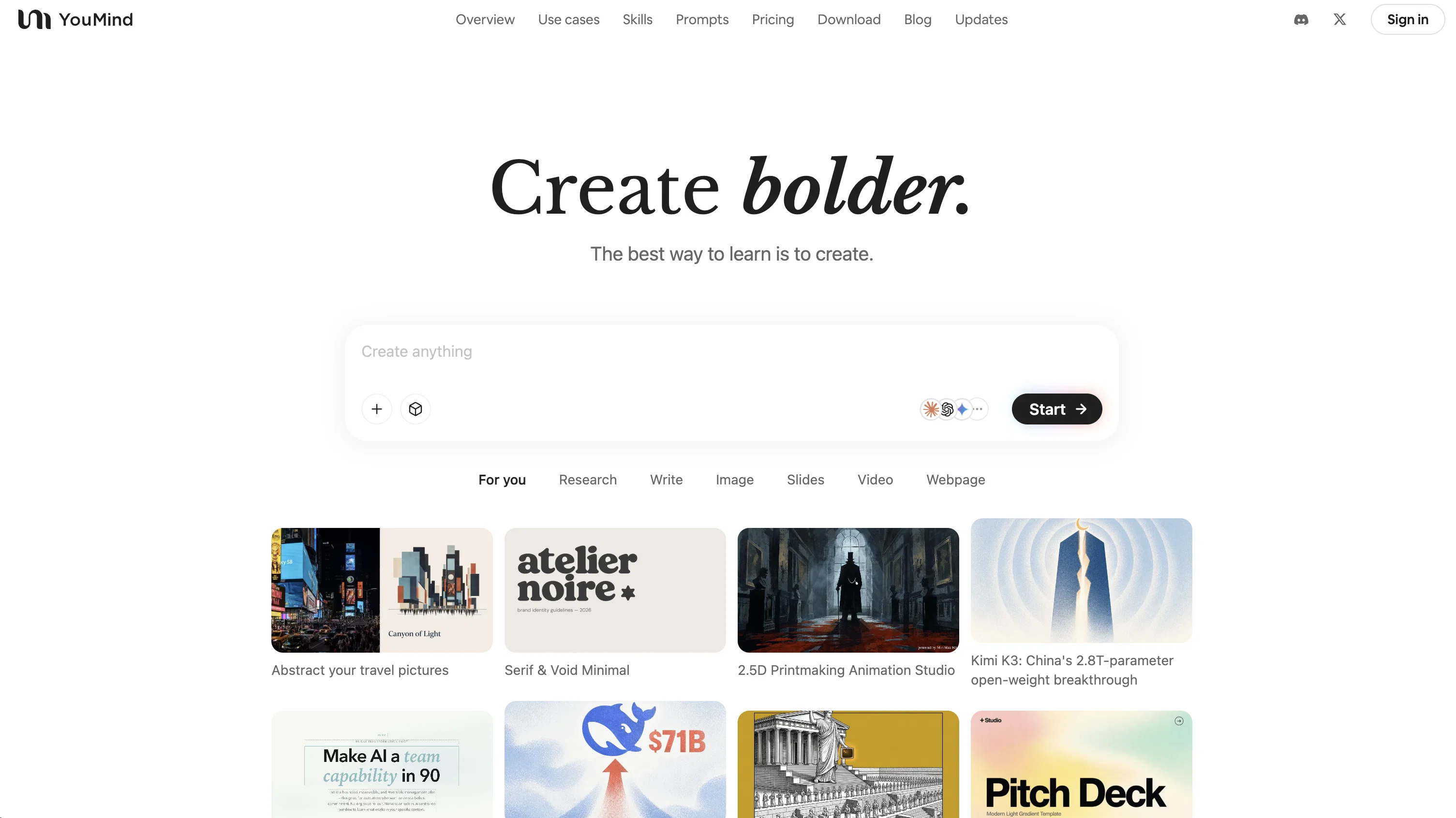 YouMind website