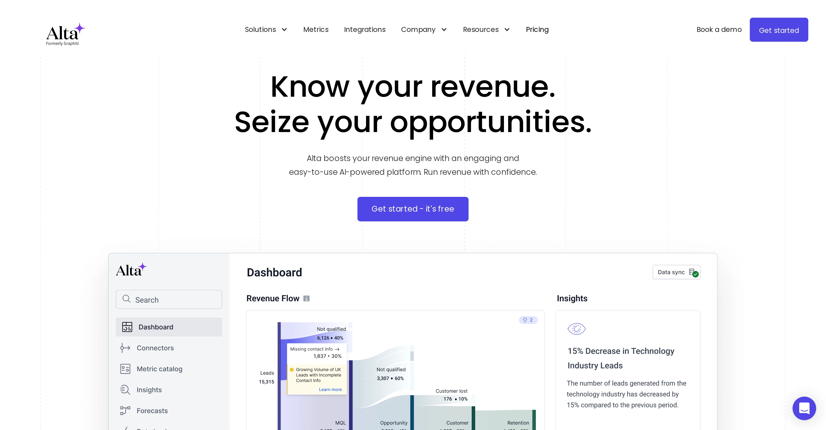 Alta website