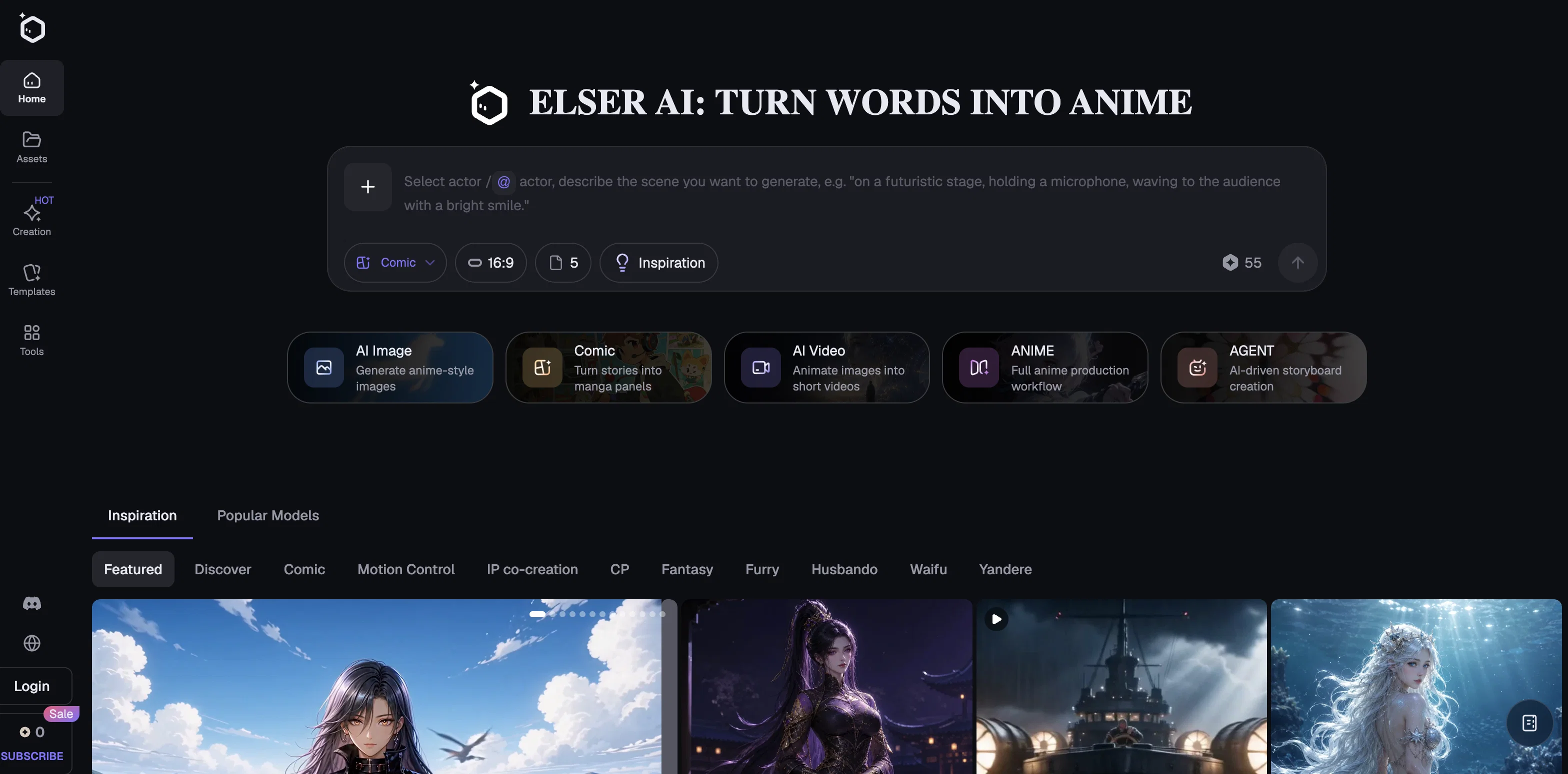 Elser AI website