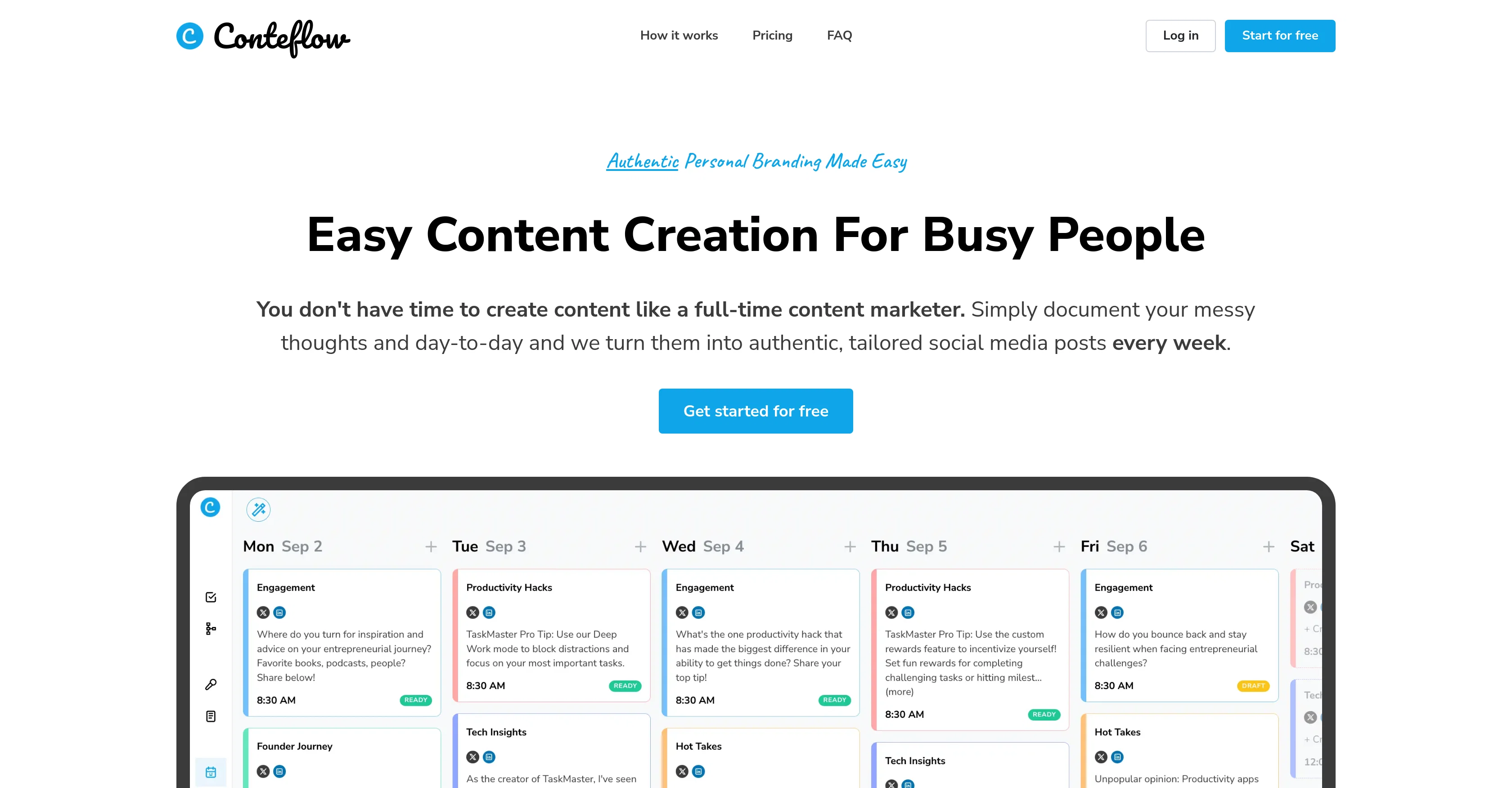 Conteflow website