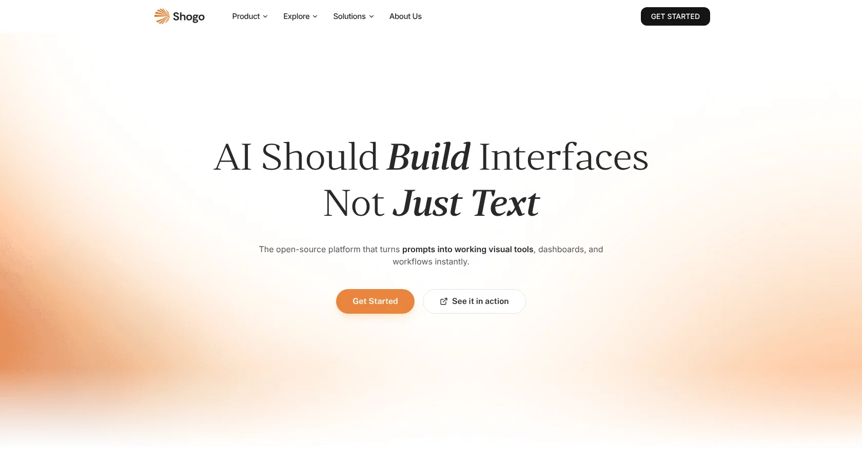 Shogo AI website