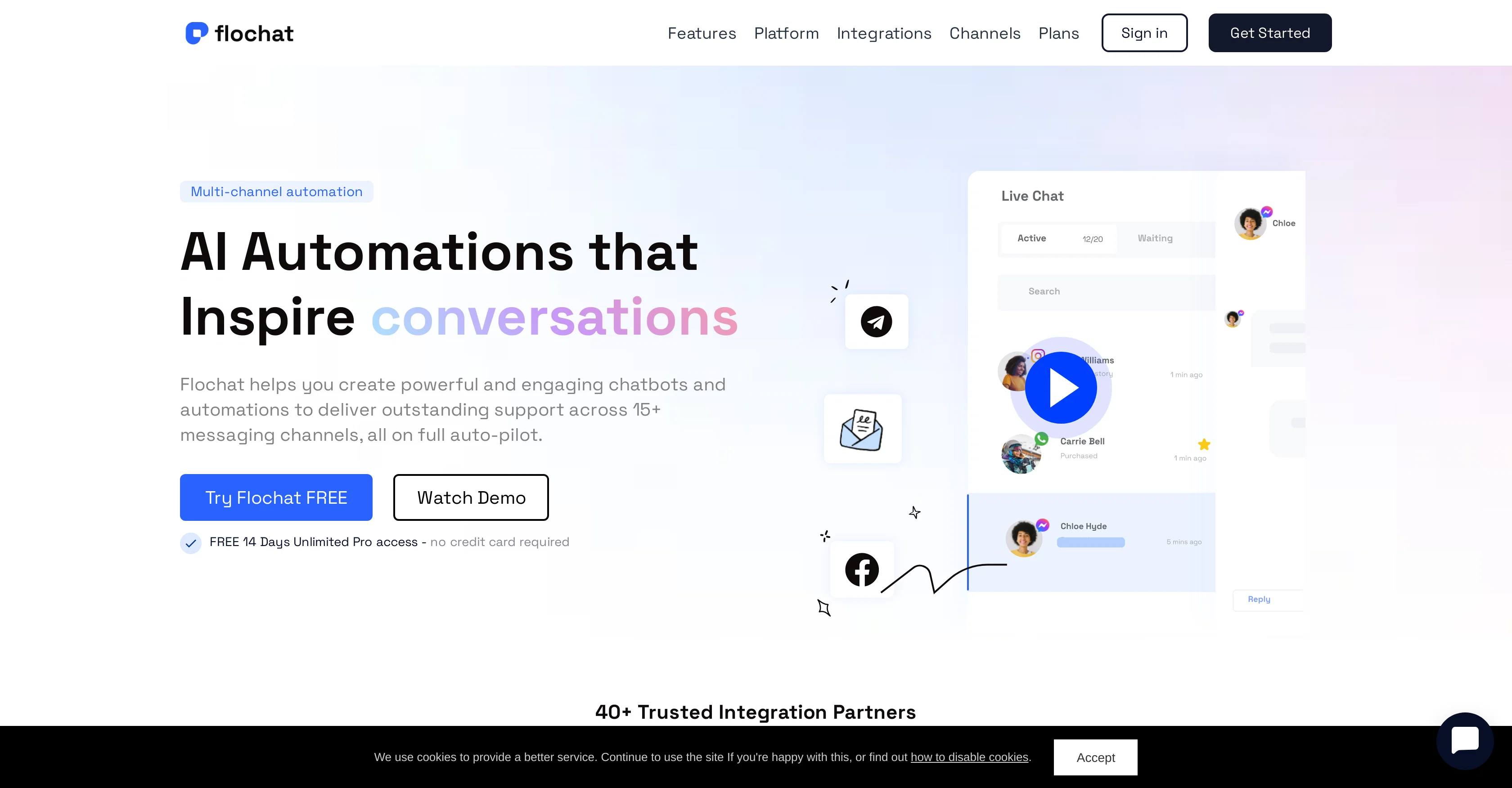 Flochat website