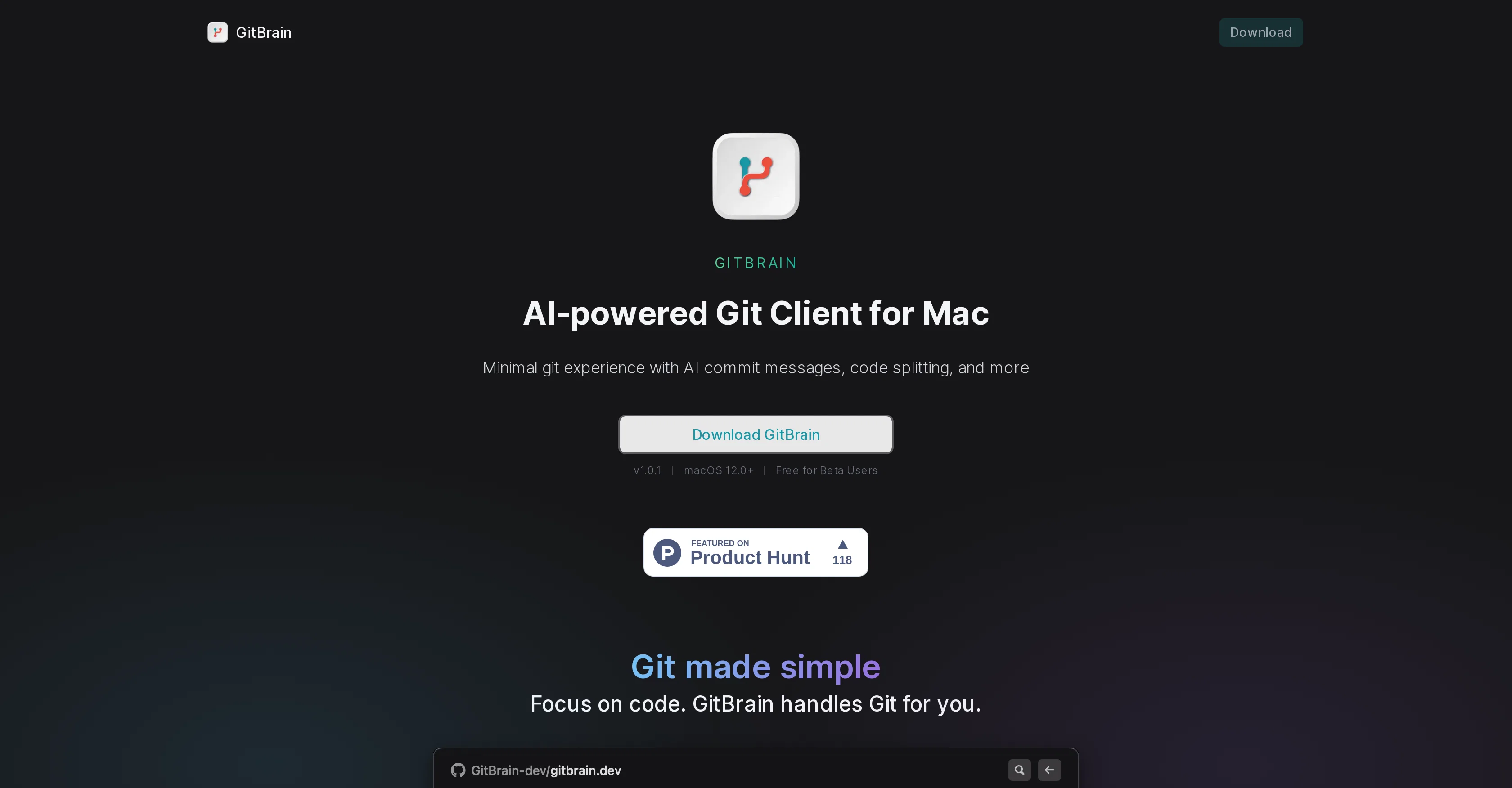 GitBrain website