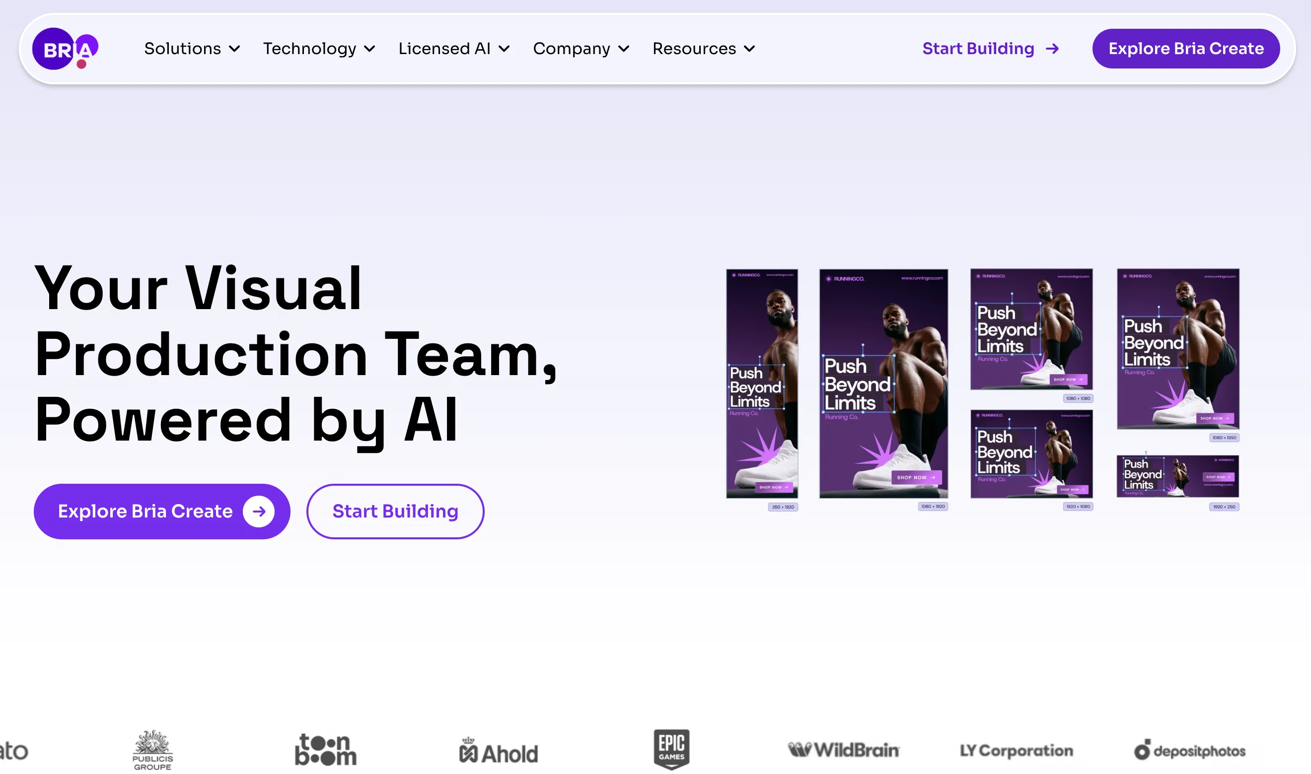 Bria website
