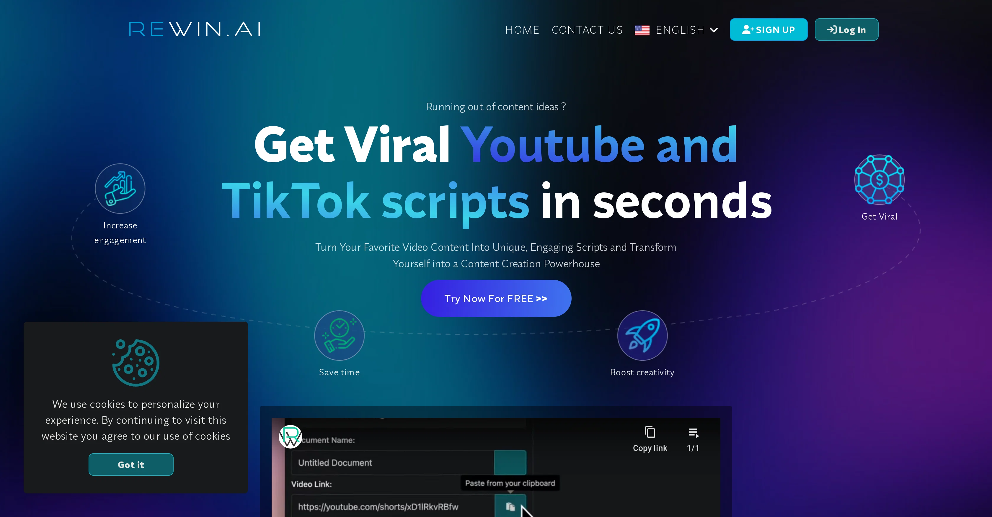 Rewin website