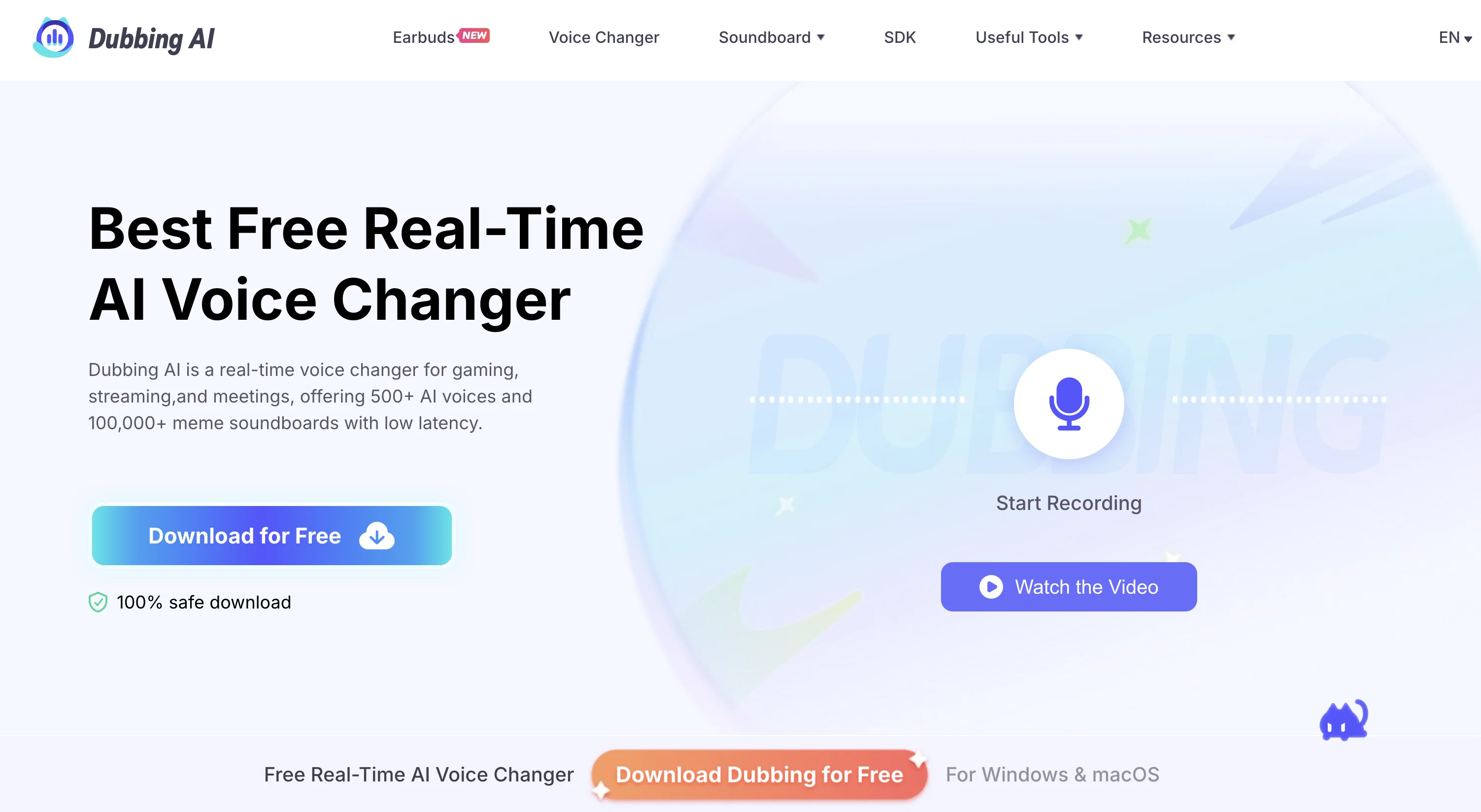 Dubbing-AI website