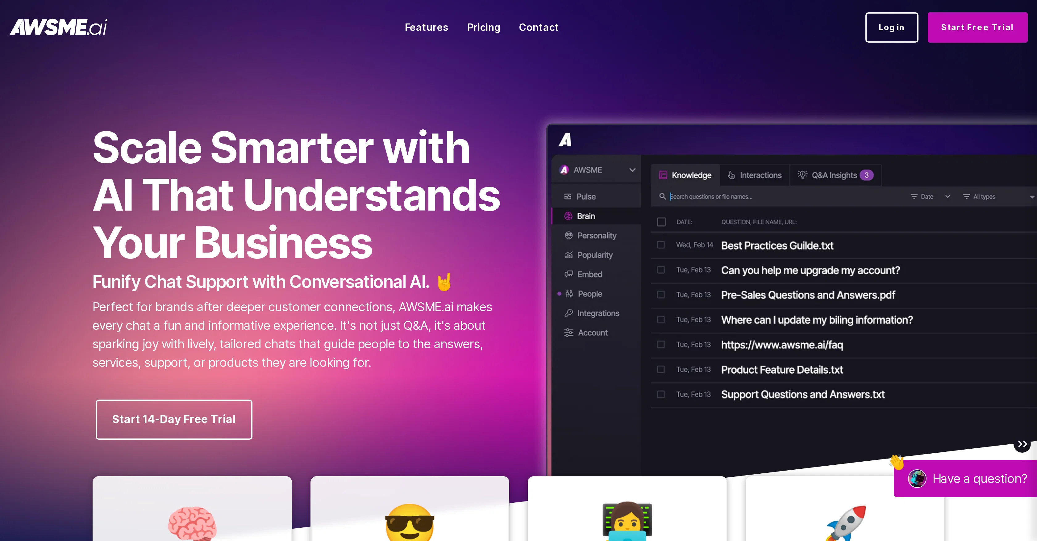 AWSME AI website
