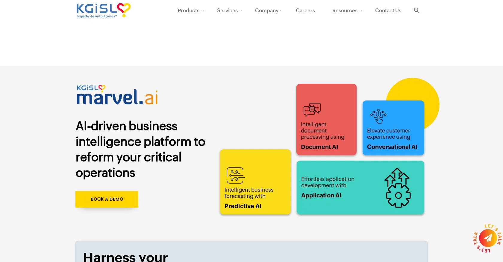 MarvelAI website