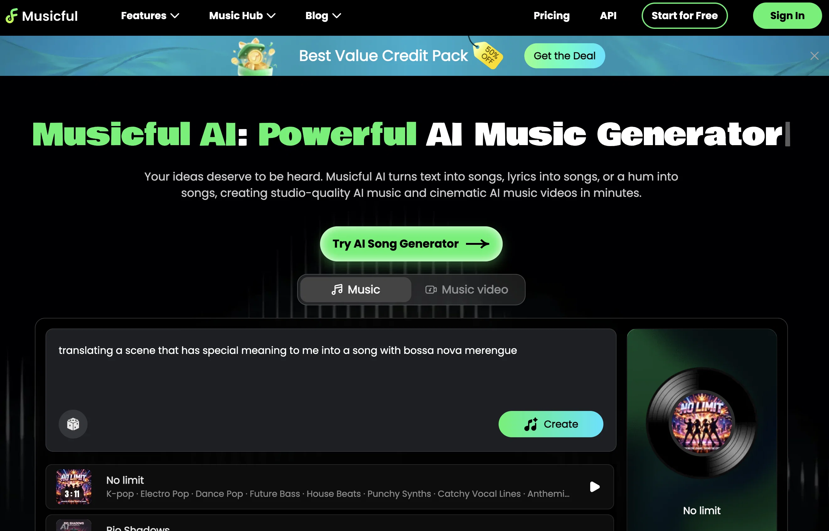 Musicful website