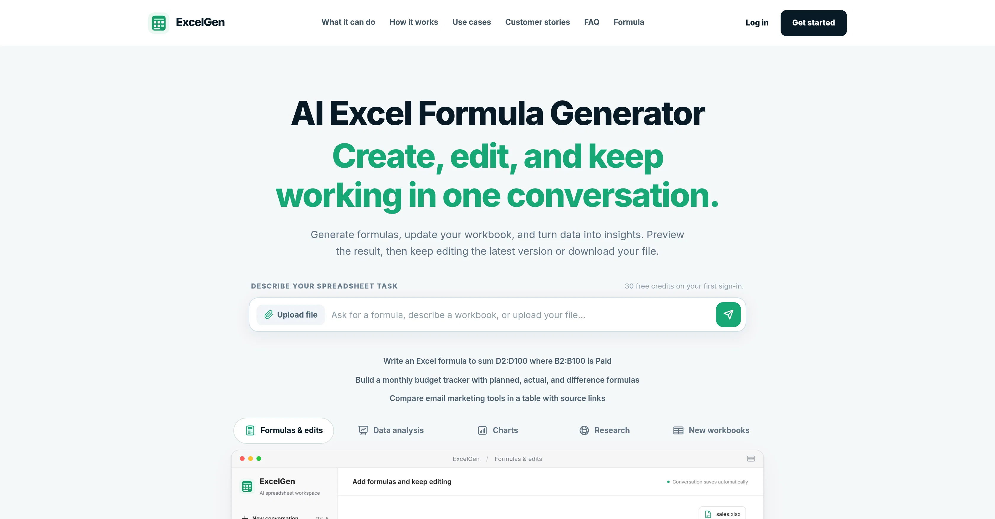 ExcelGen website
