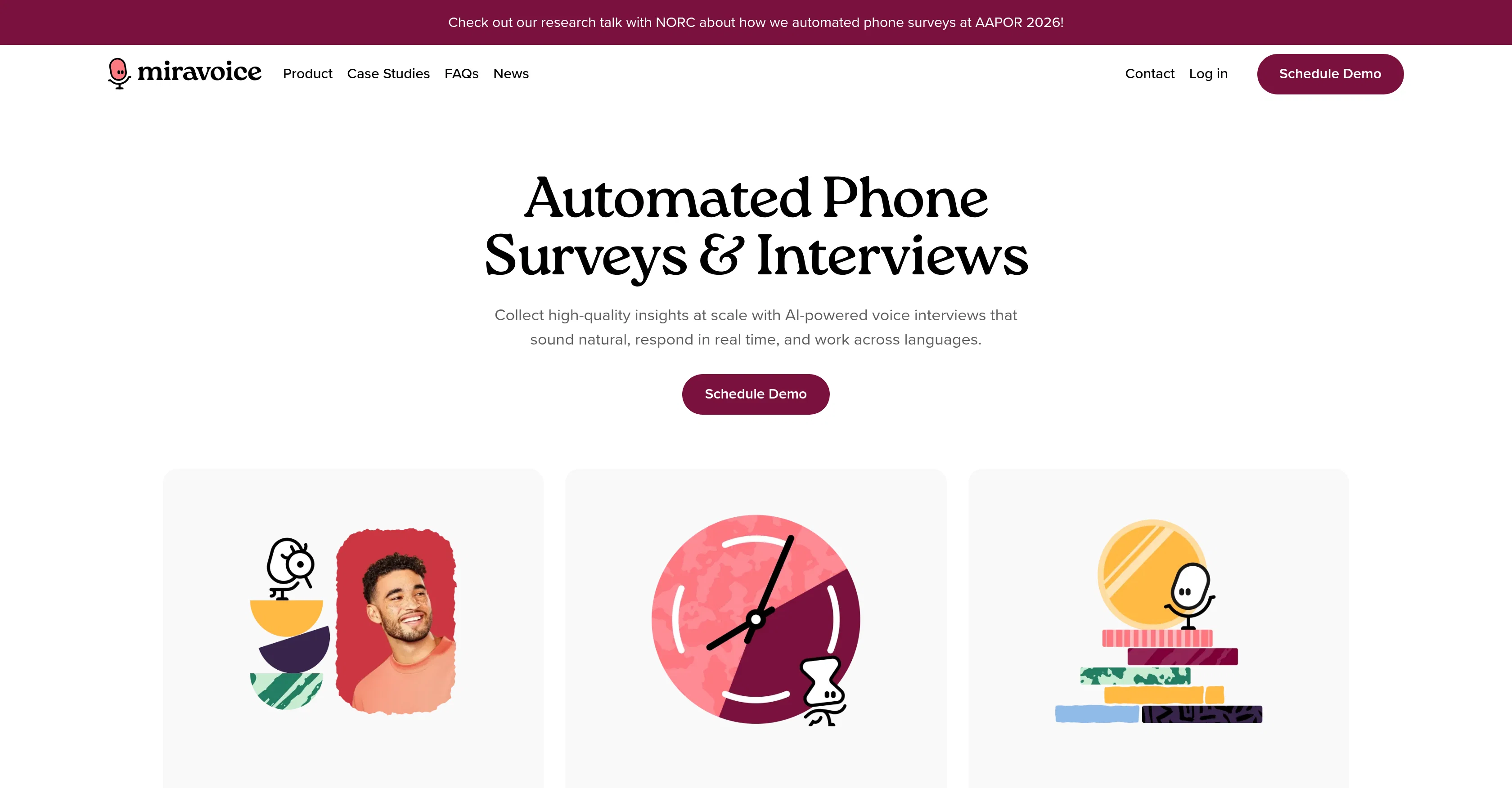 Miravoice website