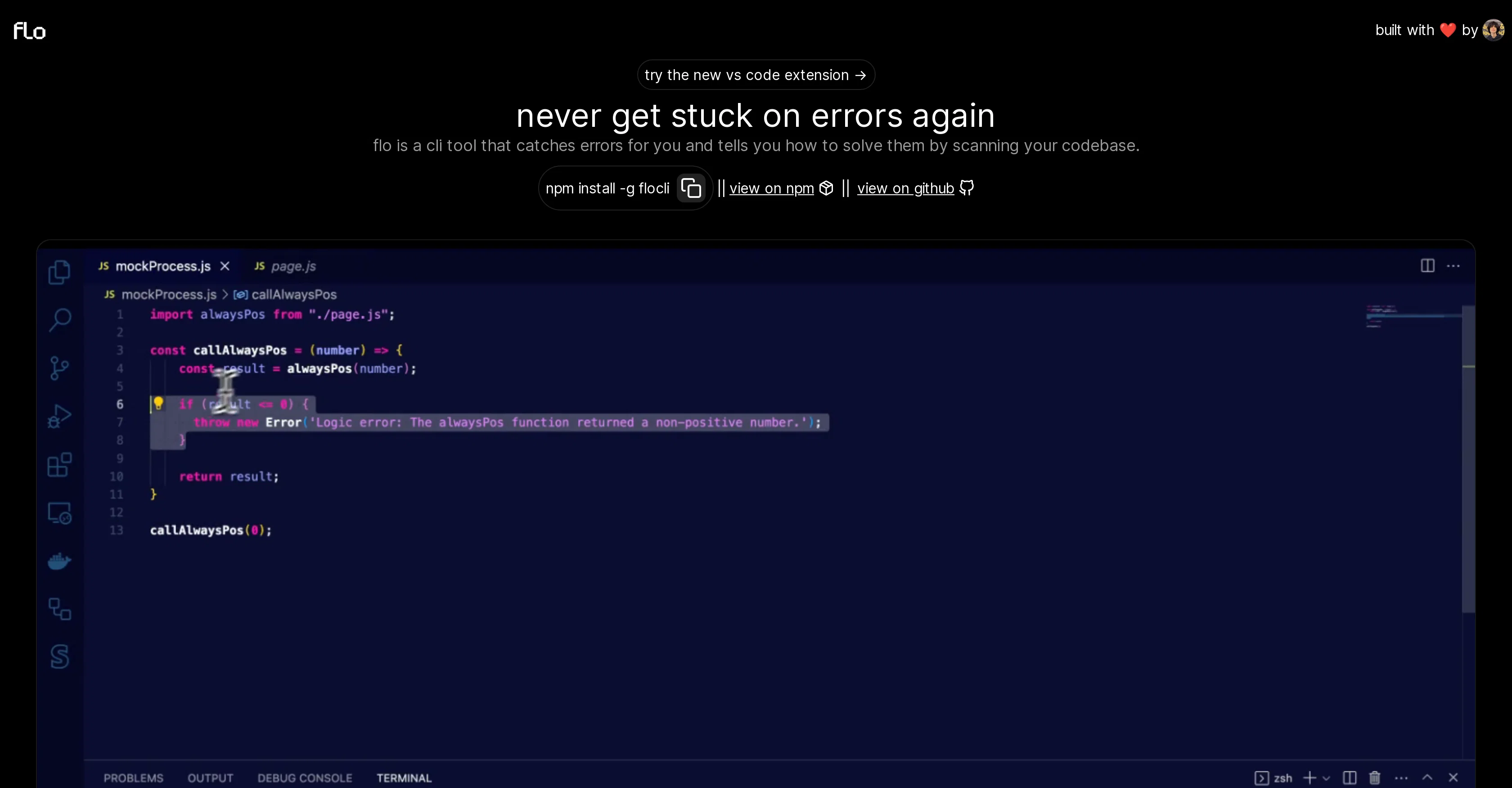Flo website