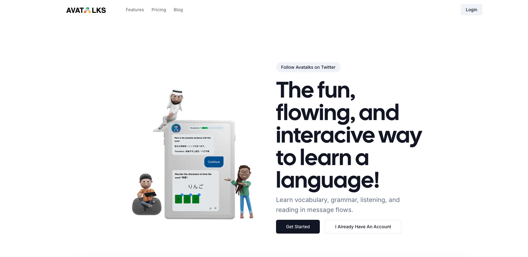 Avatalks website