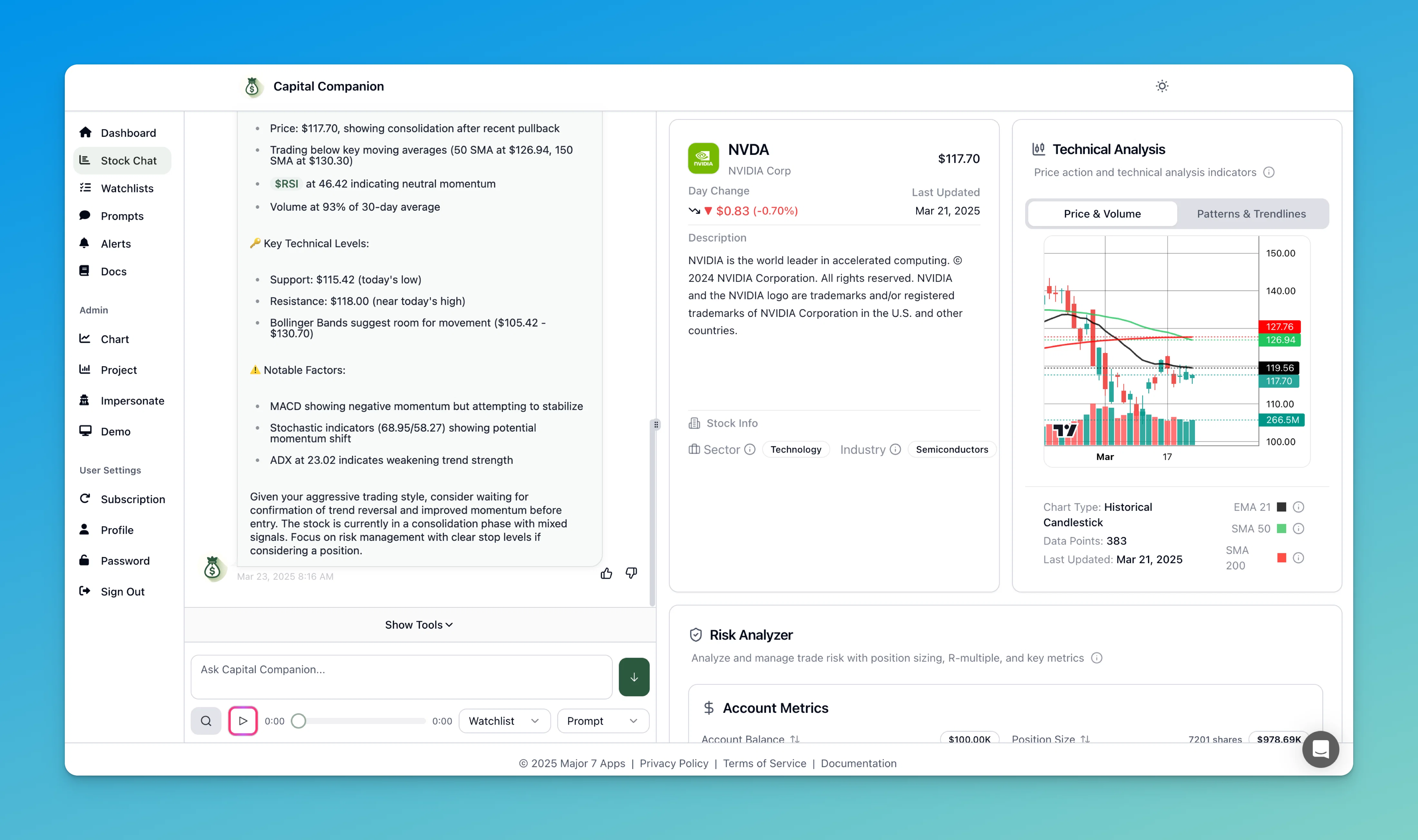 Capital Companion website