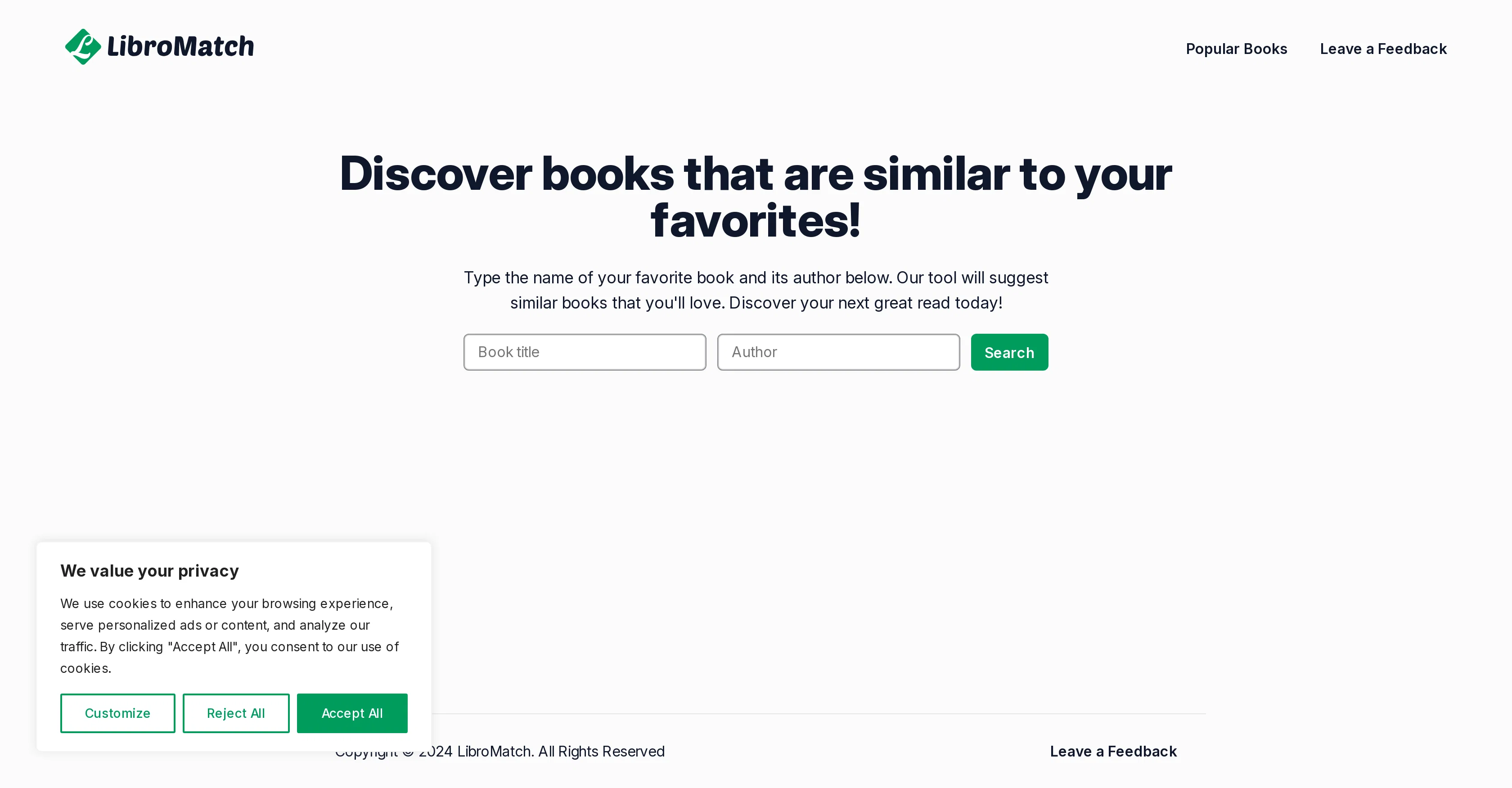 LibroMatch website