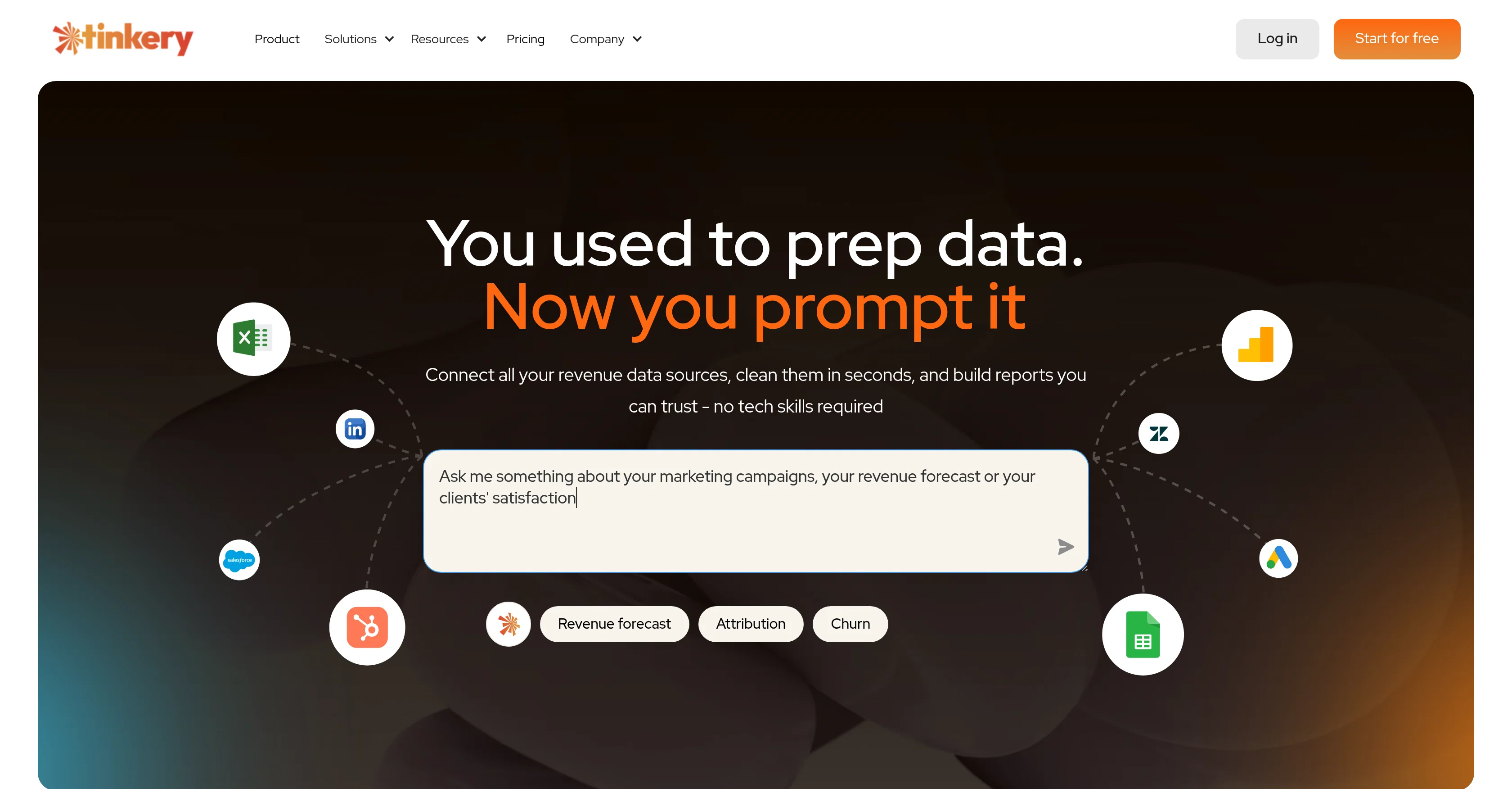 Tinkery website