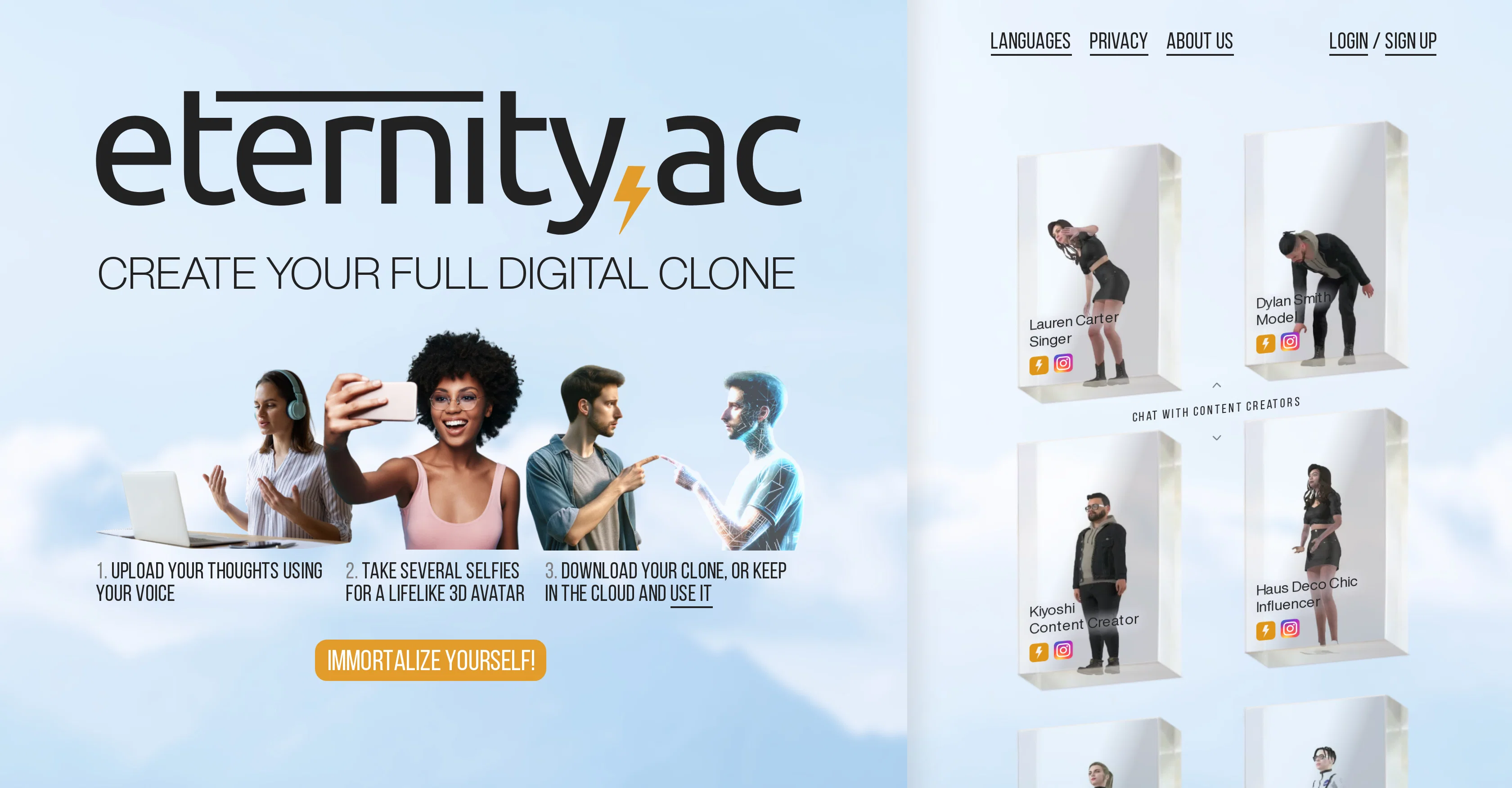 Eternity AC website