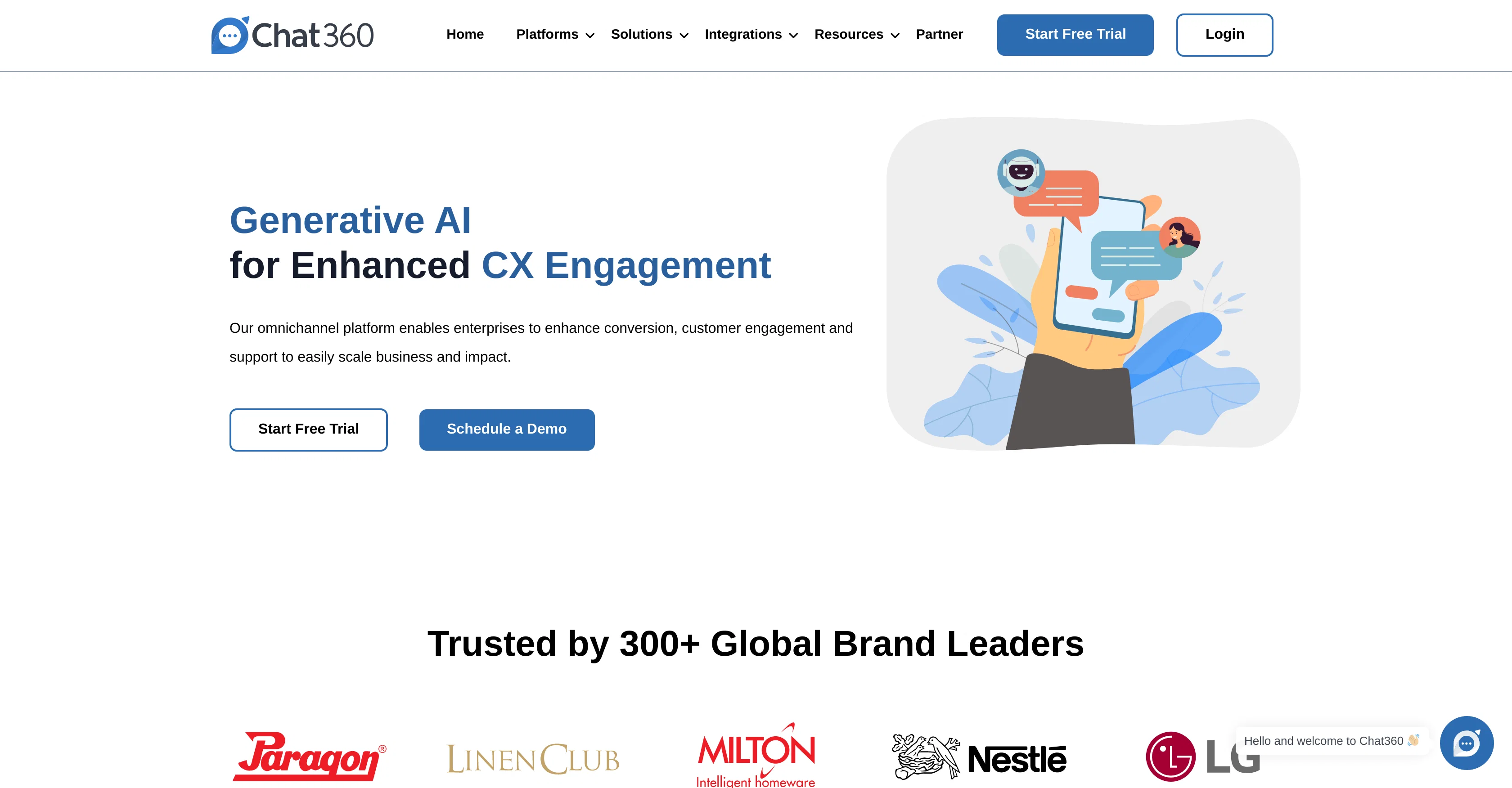 Chat360 website