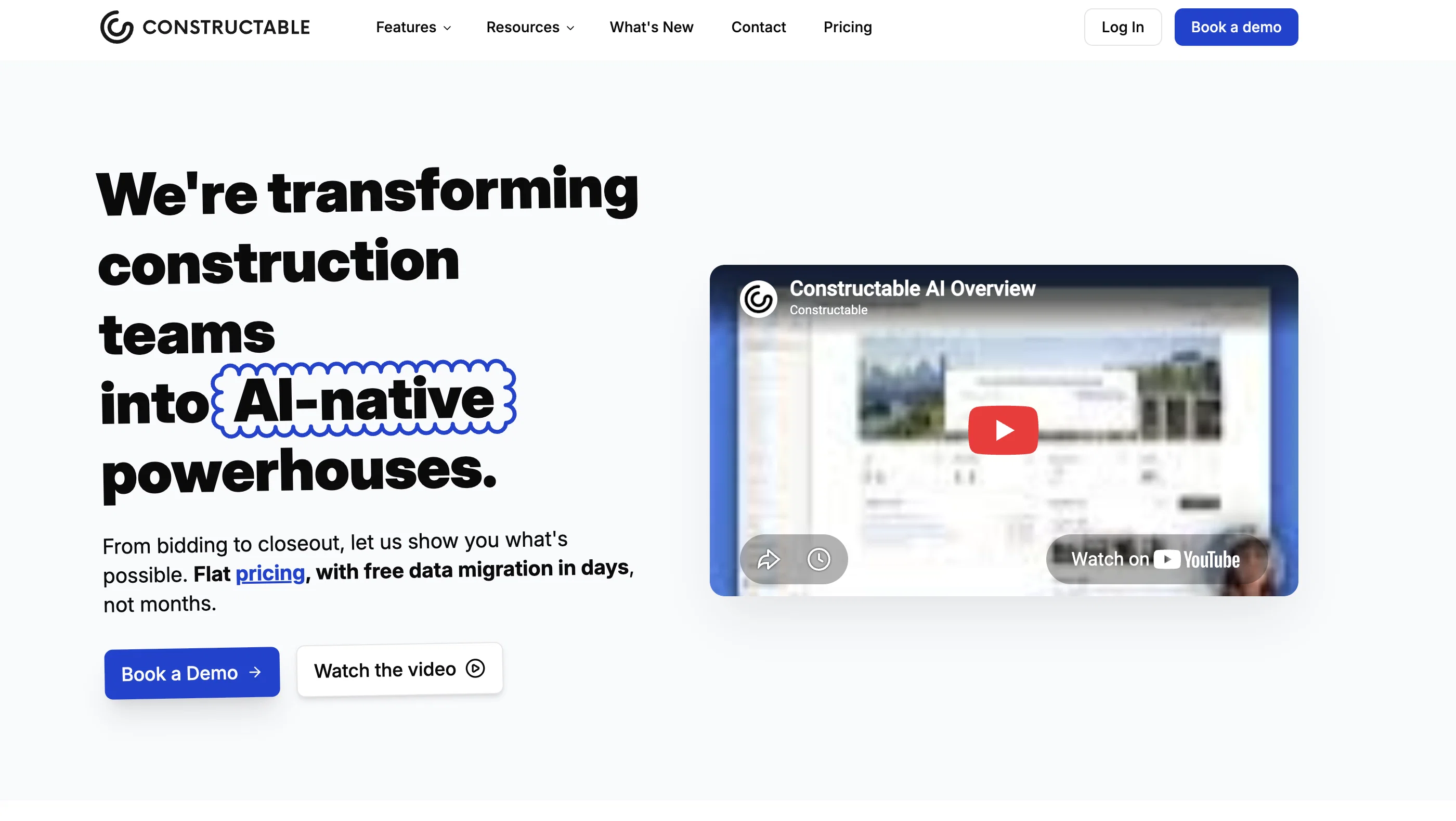 Constructable website