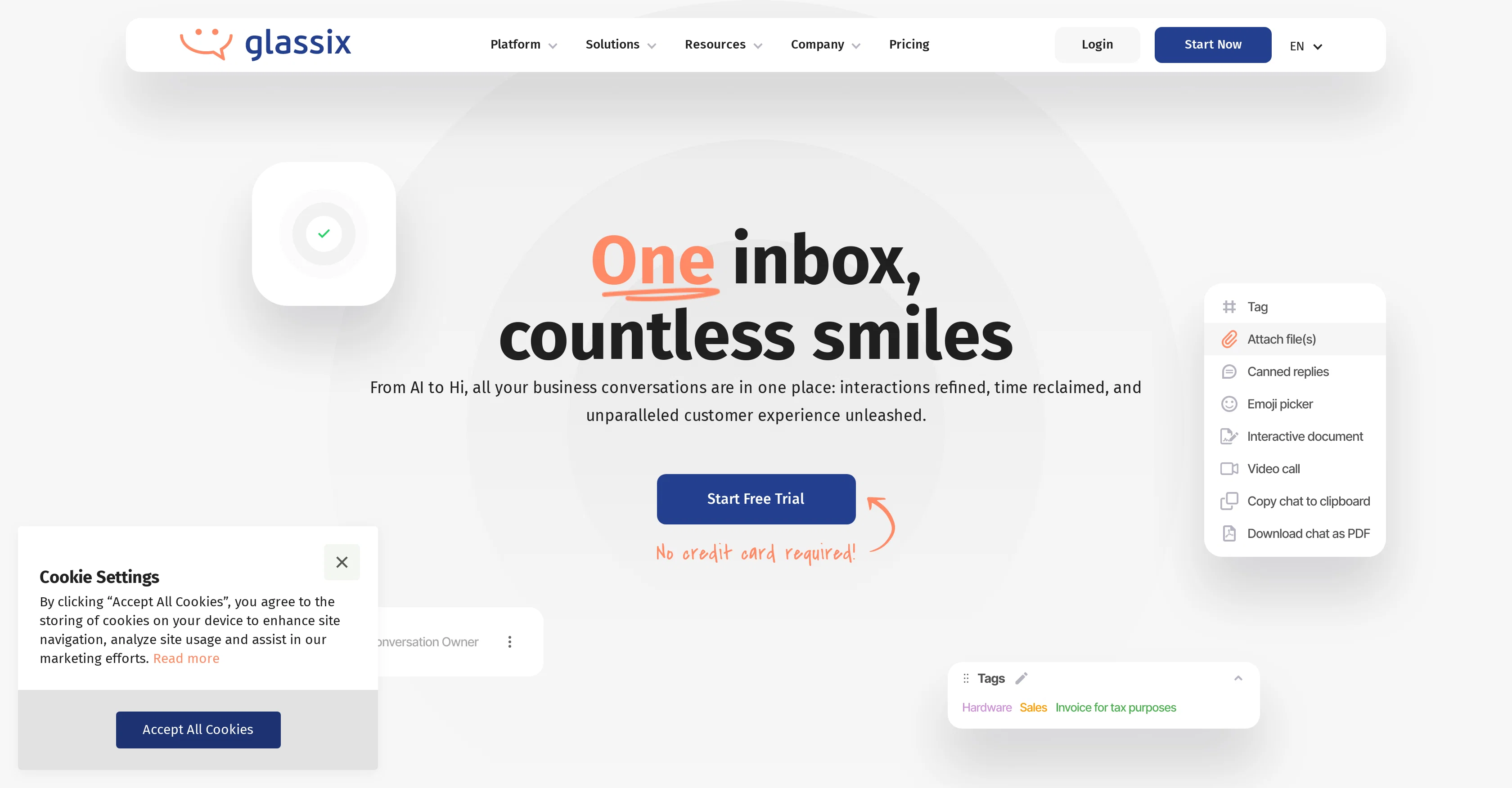 Glassix website