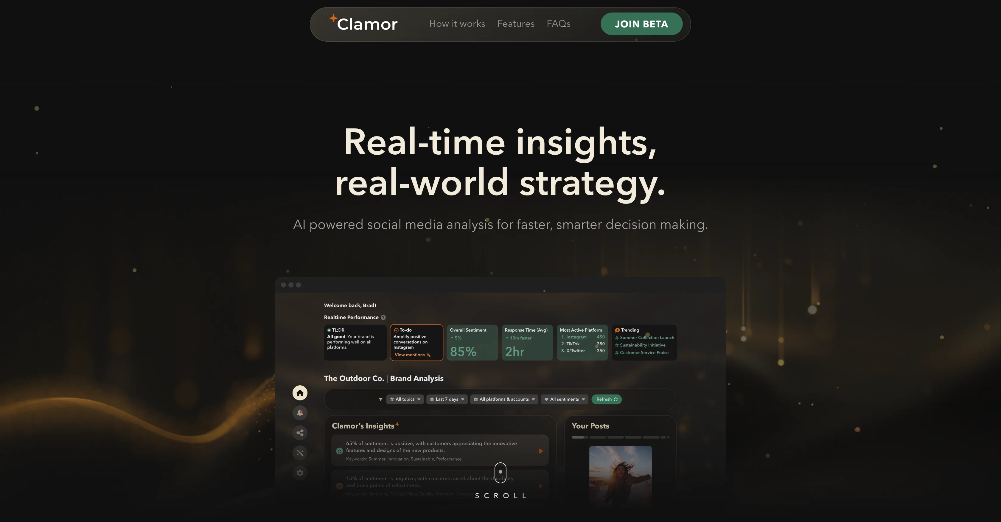 Clamor website