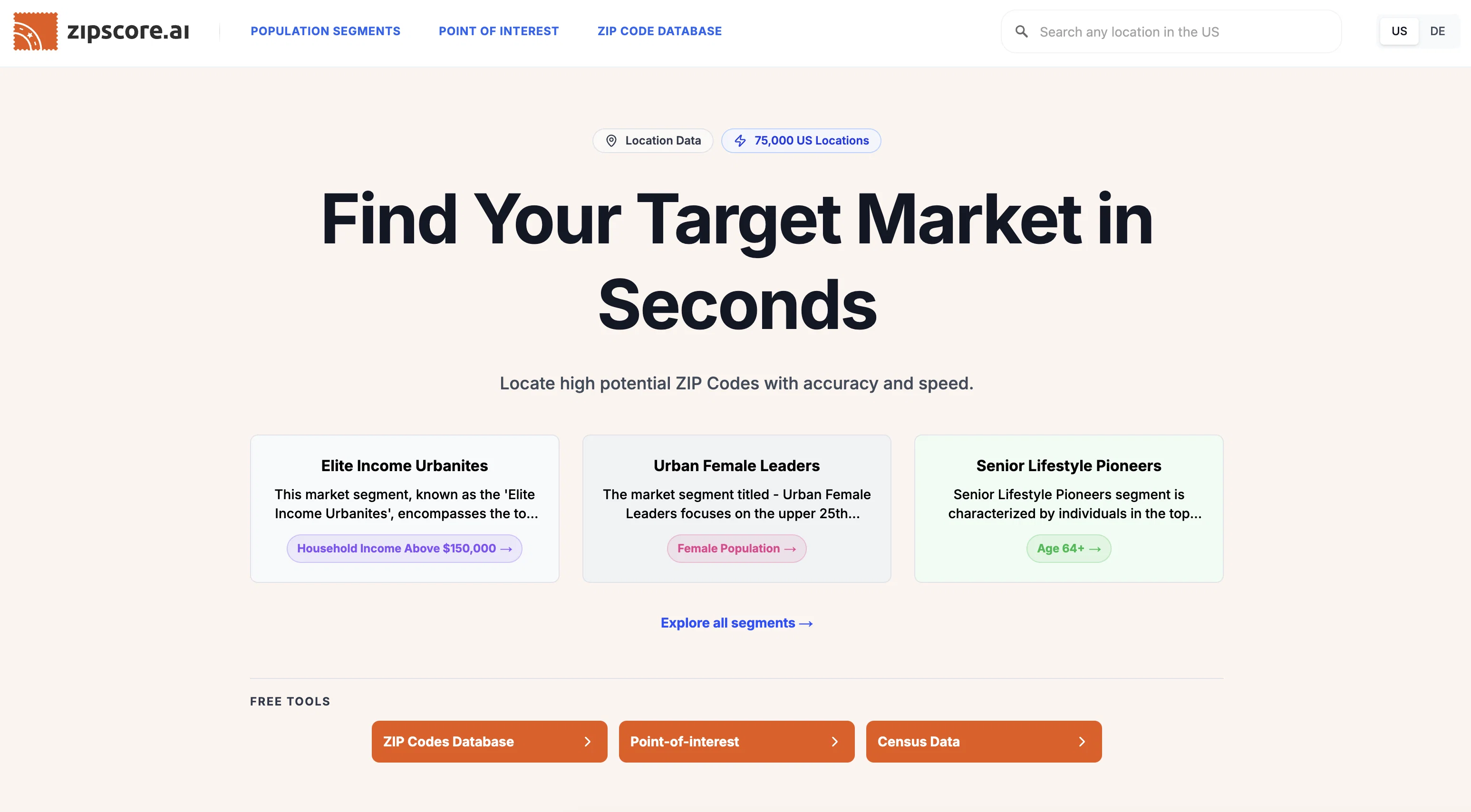 Zipscore website
