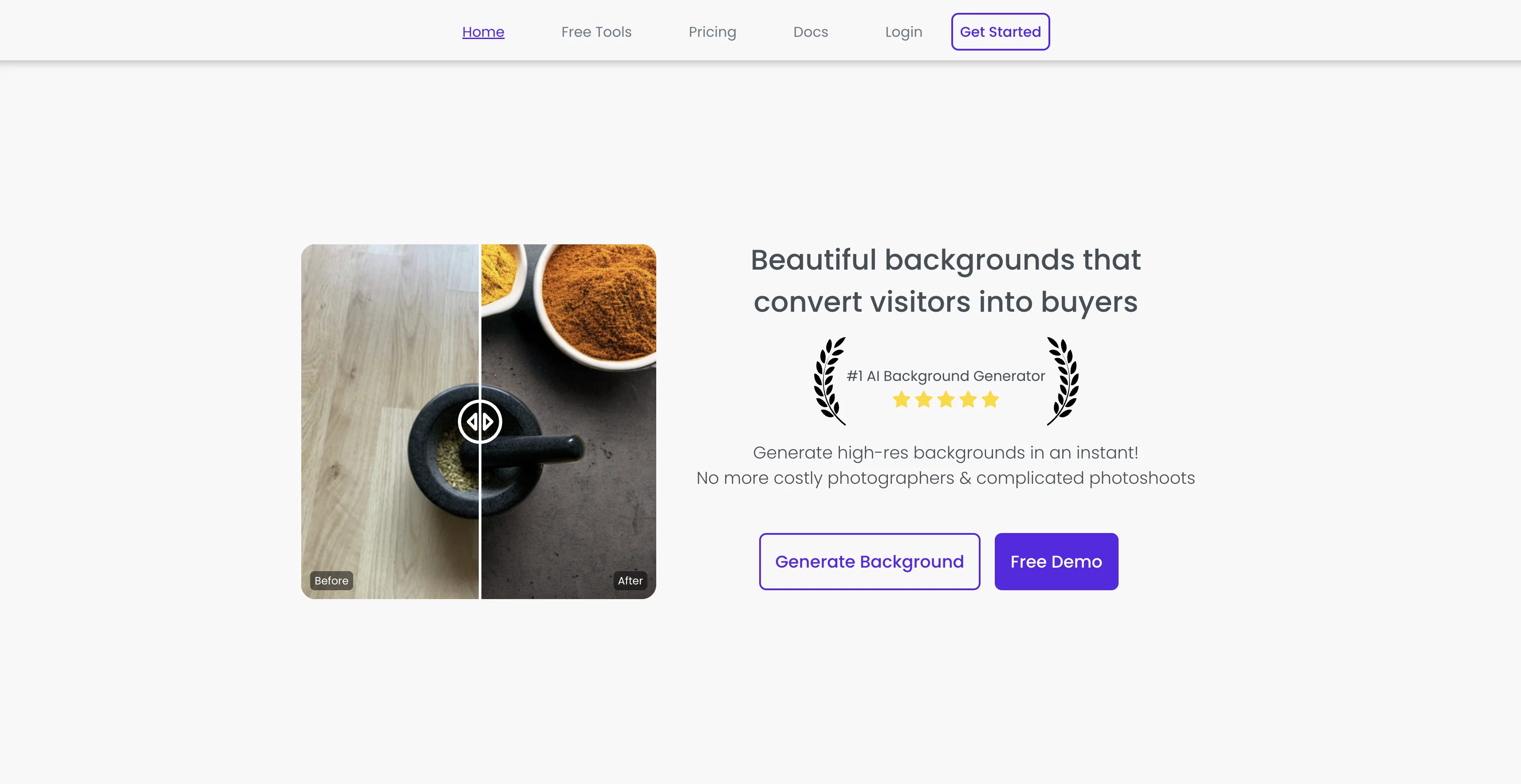 Generatebg website