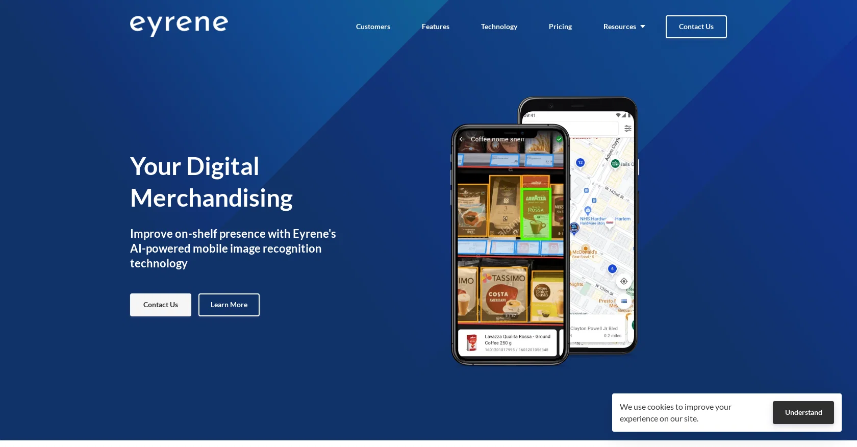 Eyrene website