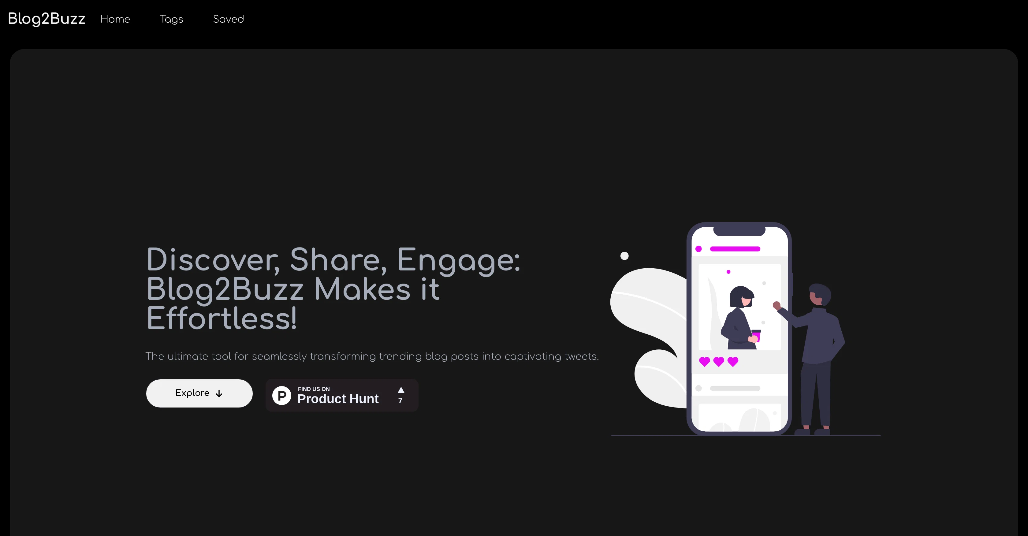 Blog2Buzz website