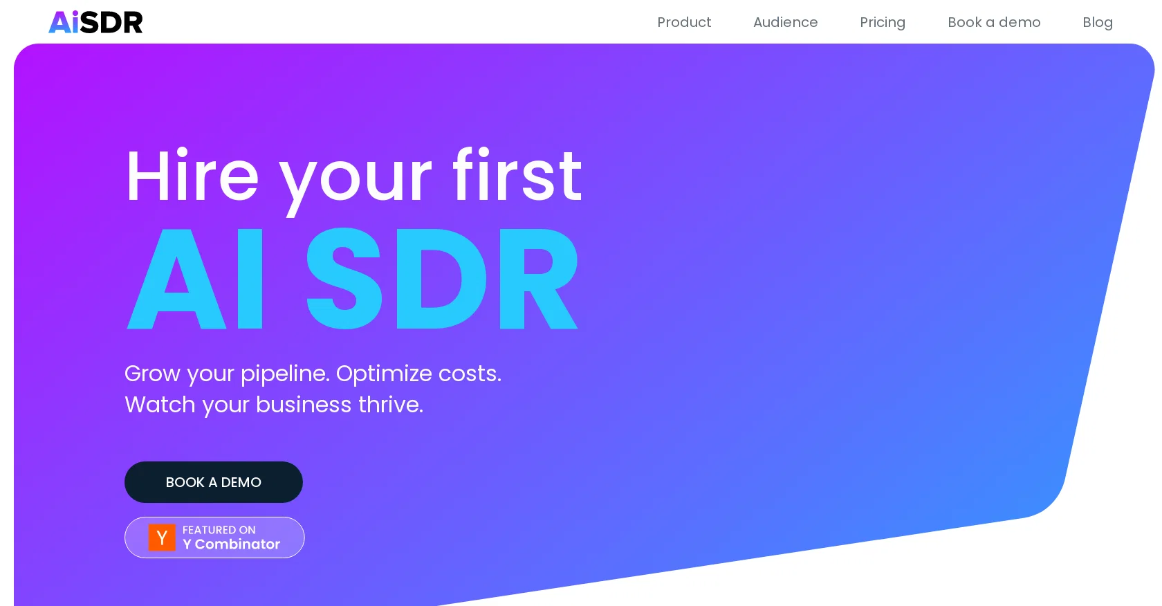 AiSDR website