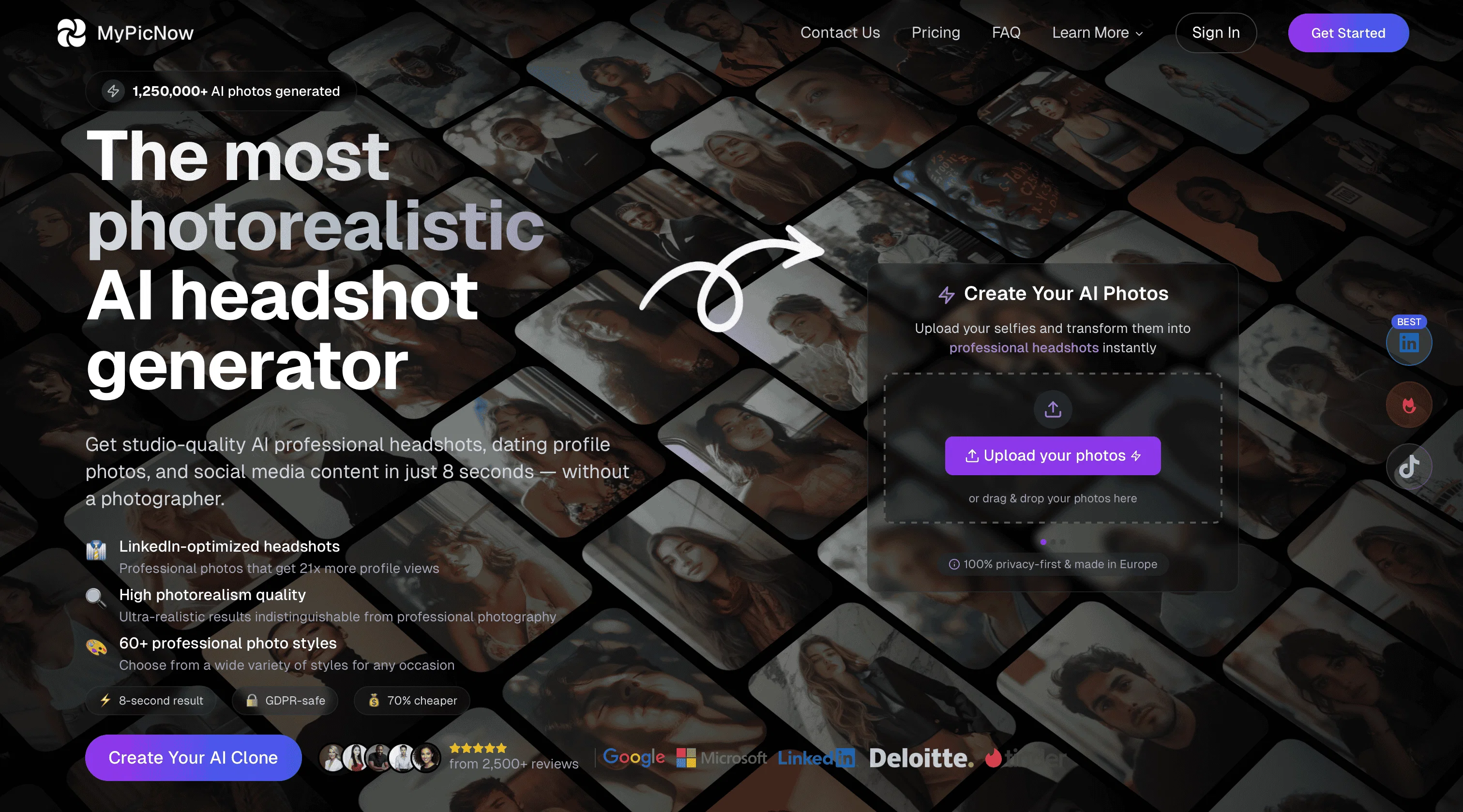 MyPicNow website