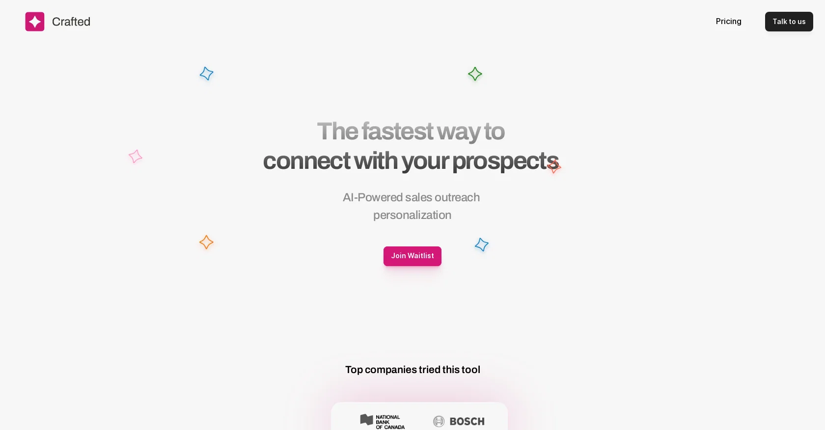 Crafted Framer website