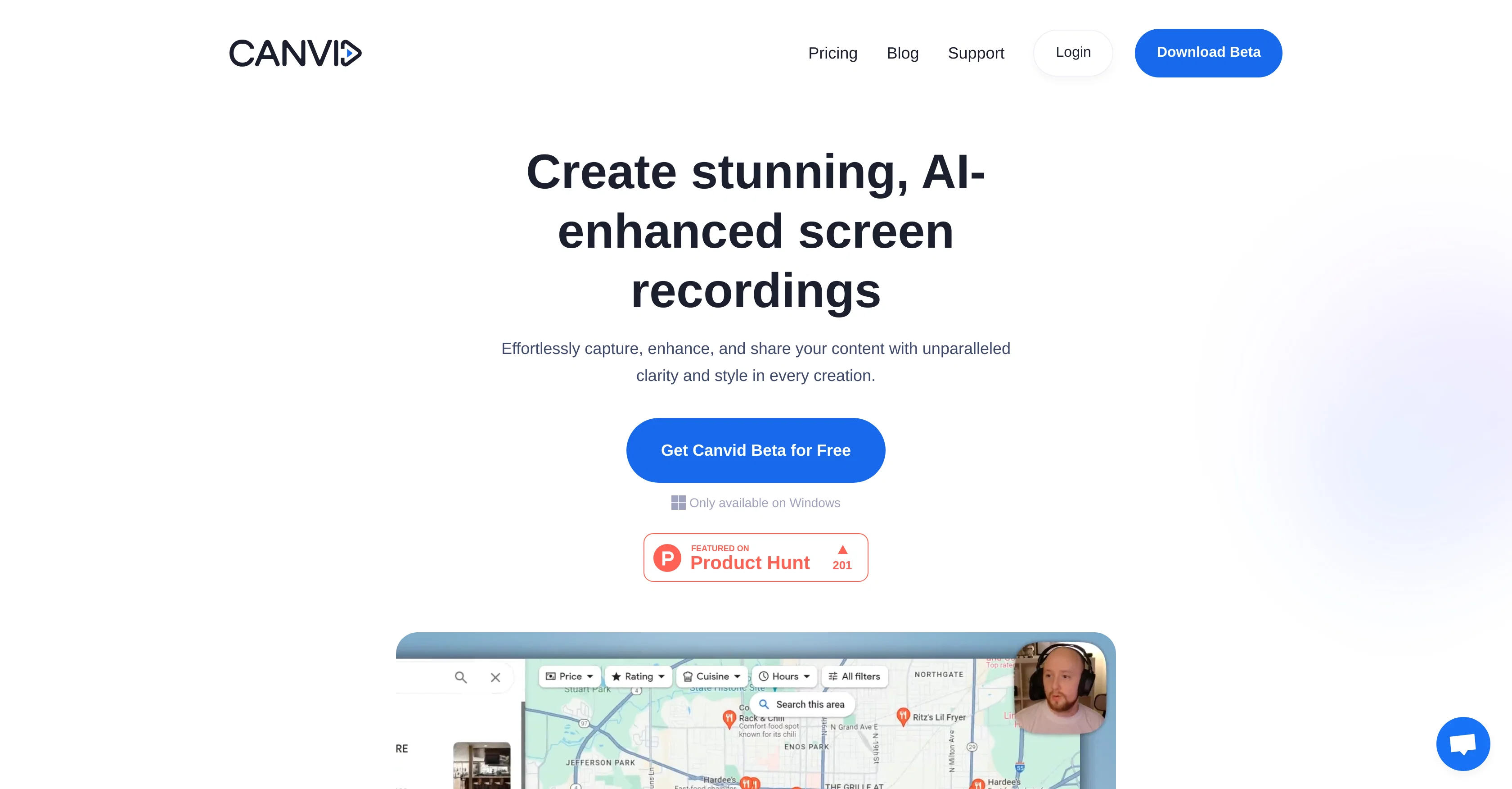 Canvid website