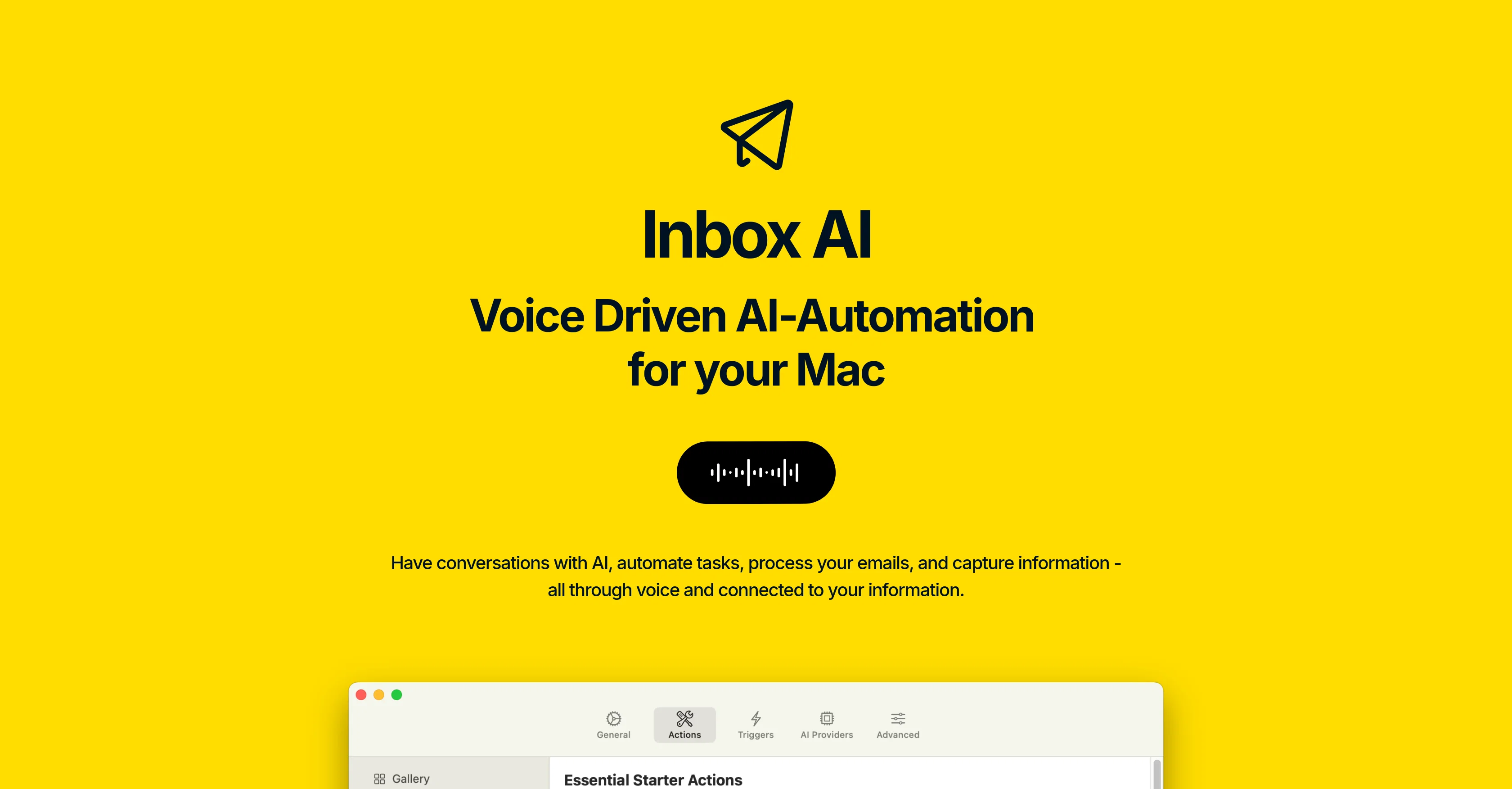 Inbox AI website