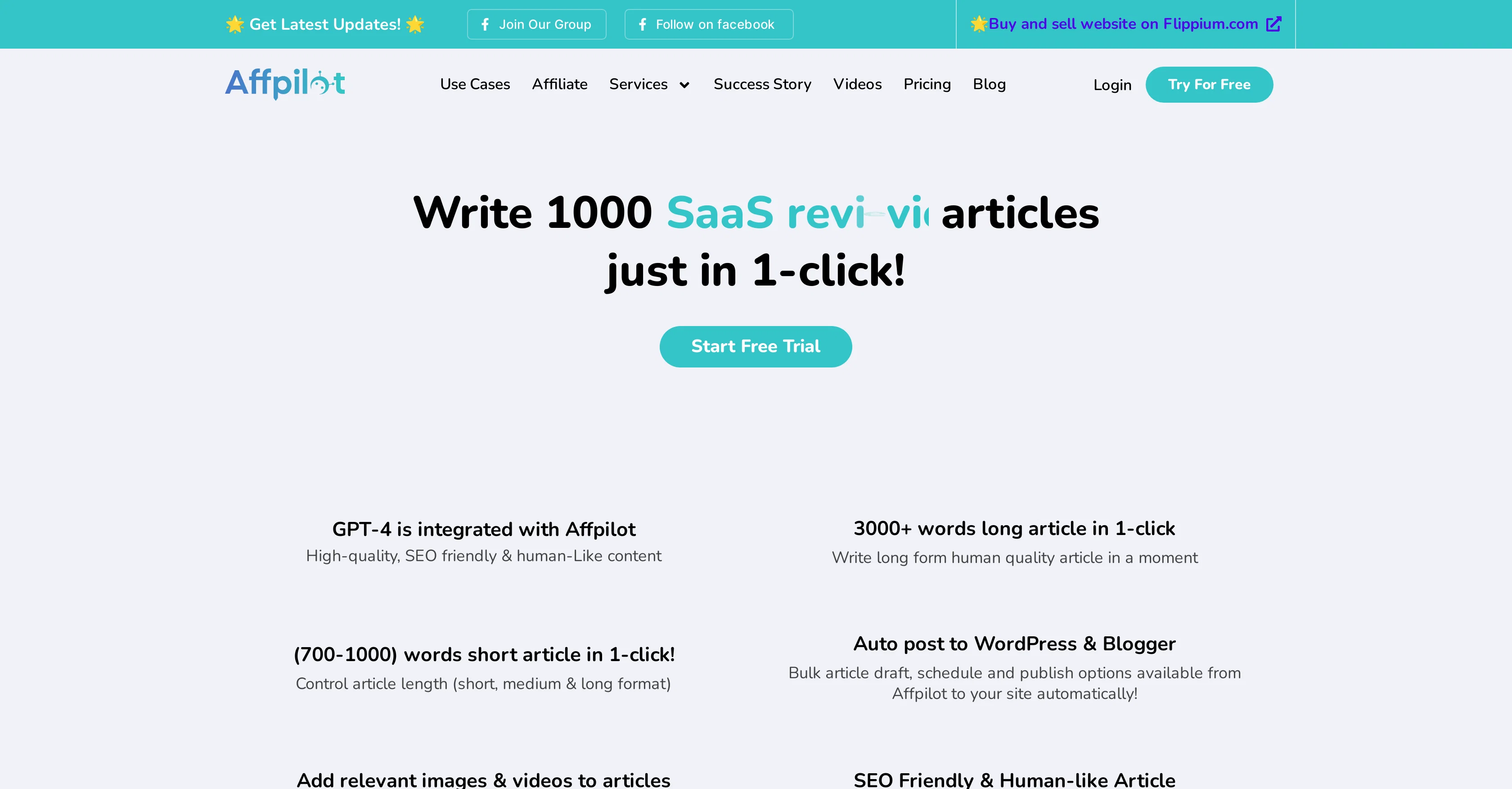 Affpilot website