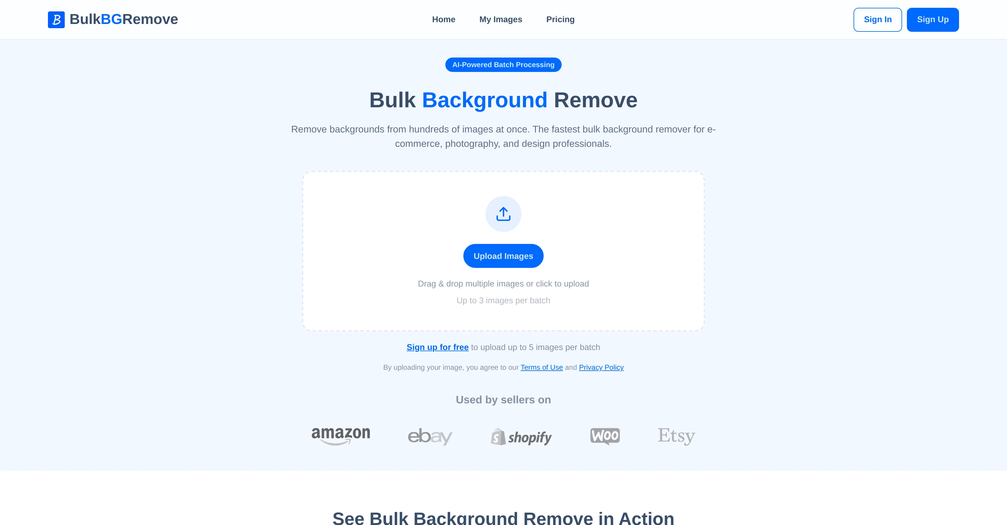 Bulk BG Remove.com website